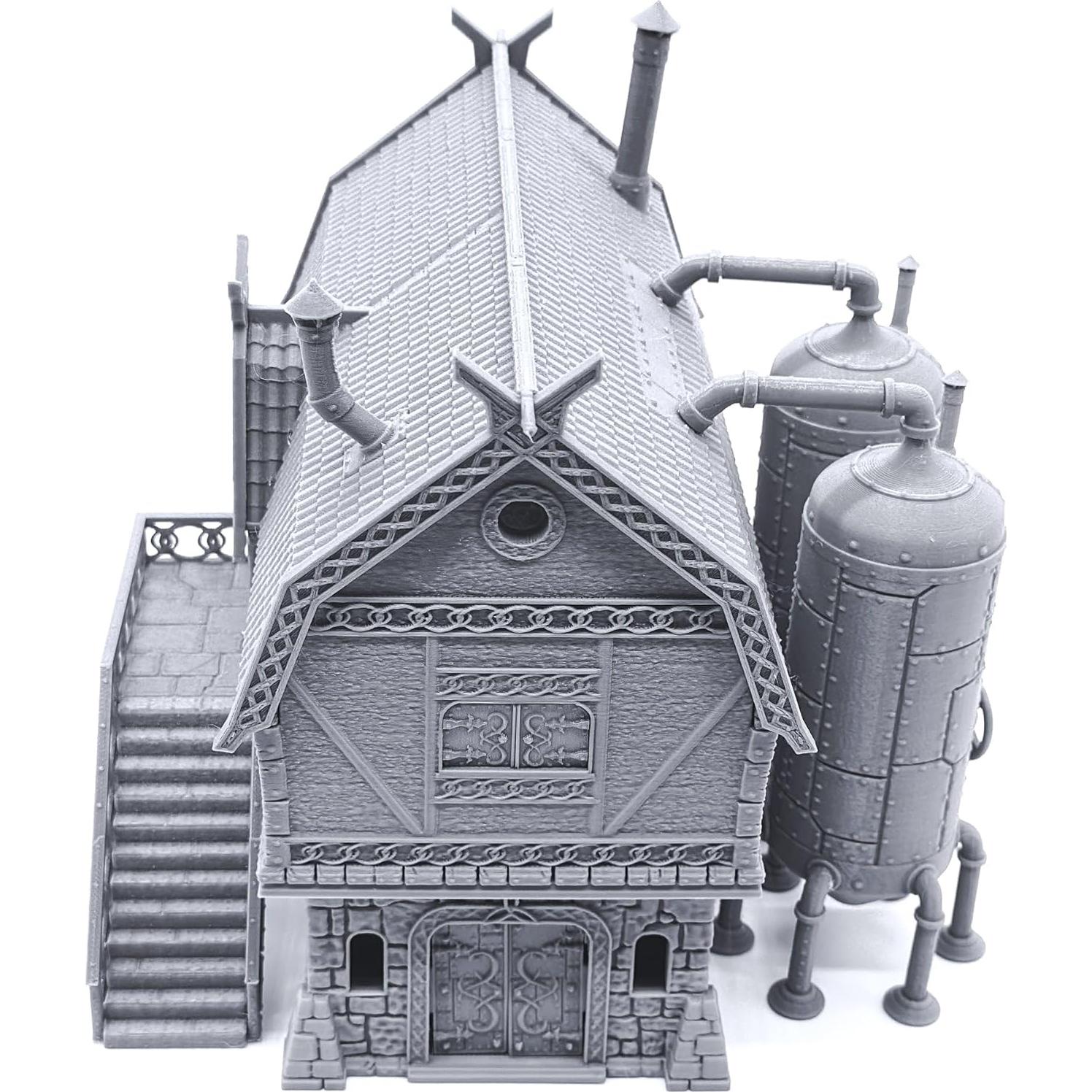 Cervecería Medieval 3D EnderToys para RPG y Wargames 28mm