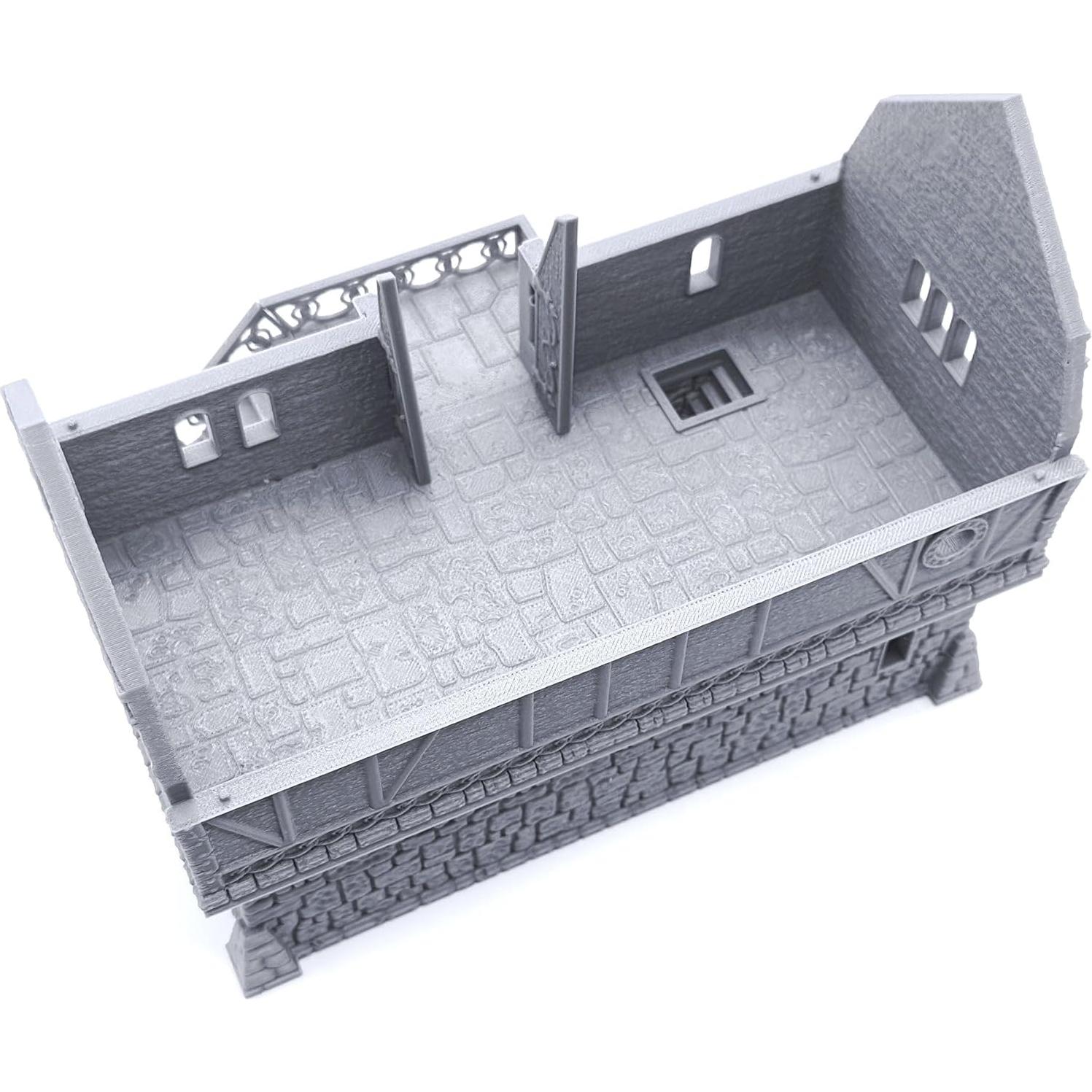 Cervecería Medieval 3D EnderToys para RPG y Wargames 28mm