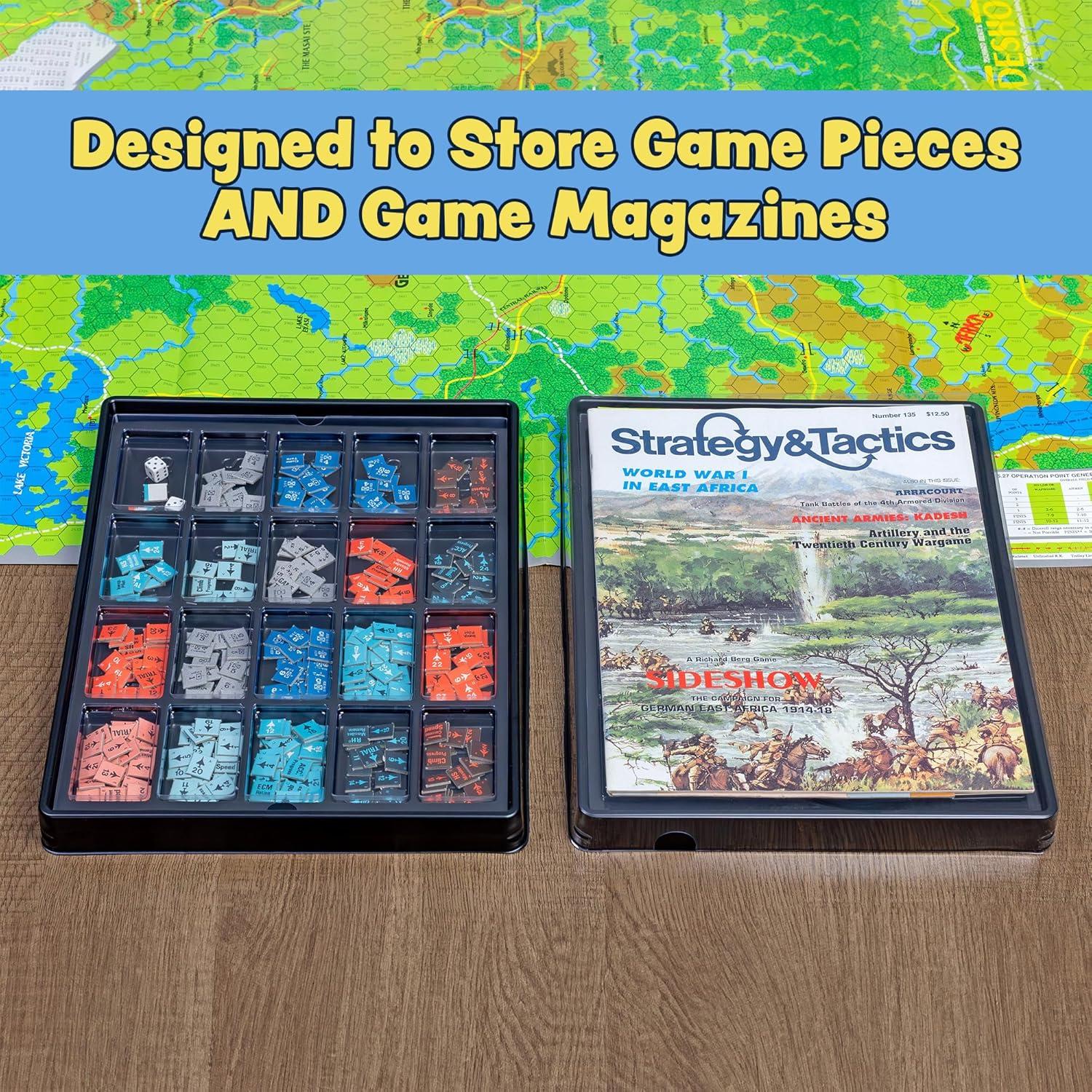 Bandejas de Contador de Juego Toy Vault - Paquete de 5, 20 Compartimentos