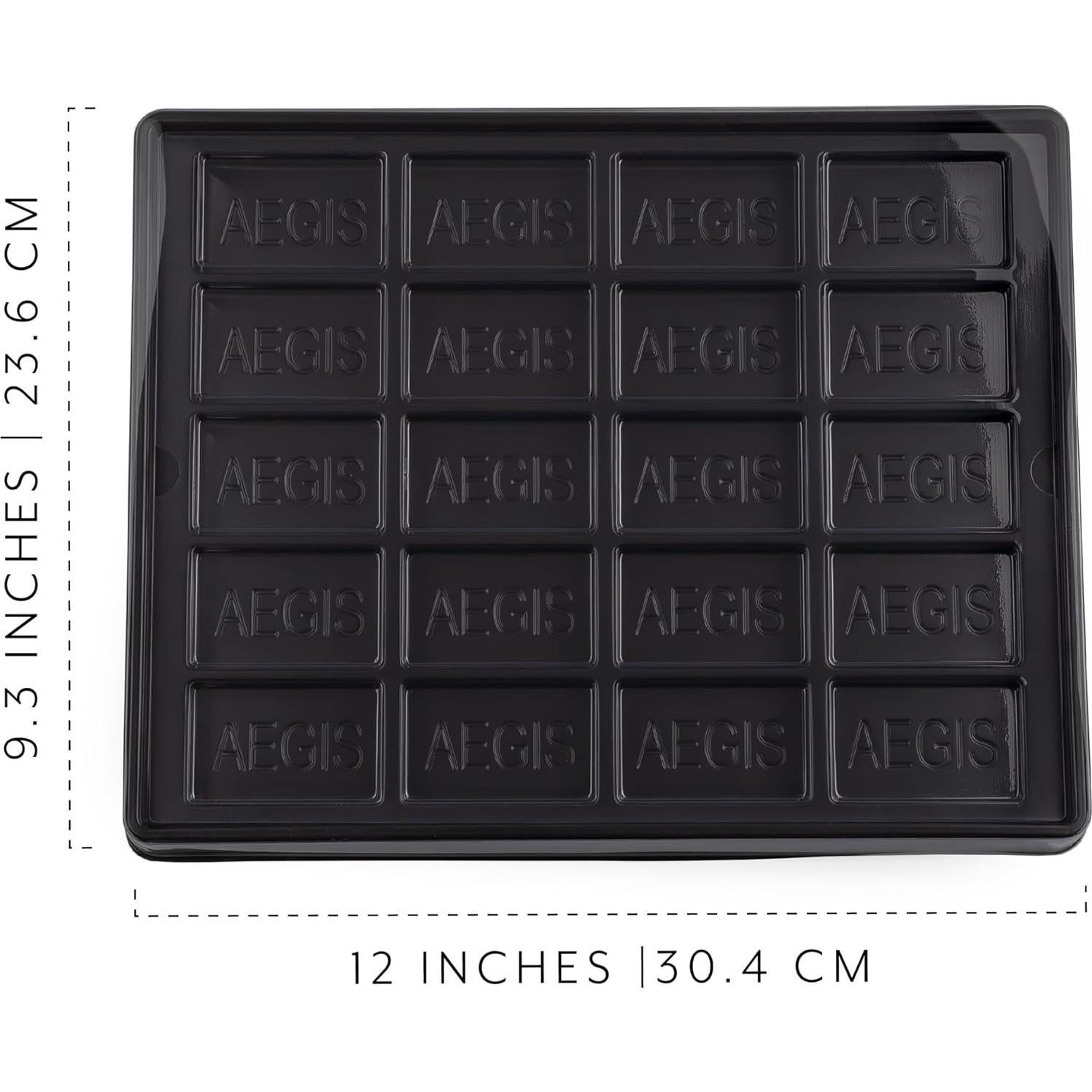 Bandejas de Contador de Juego Toy Vault - Paquete de 5, 20 Compartimentos