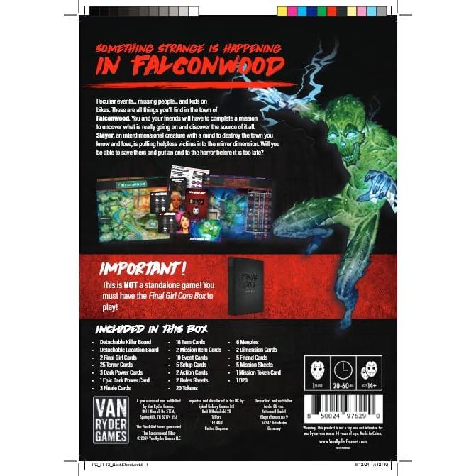 Juego de Mesa de Horror Final Girl Van Ryder - Falconwood
