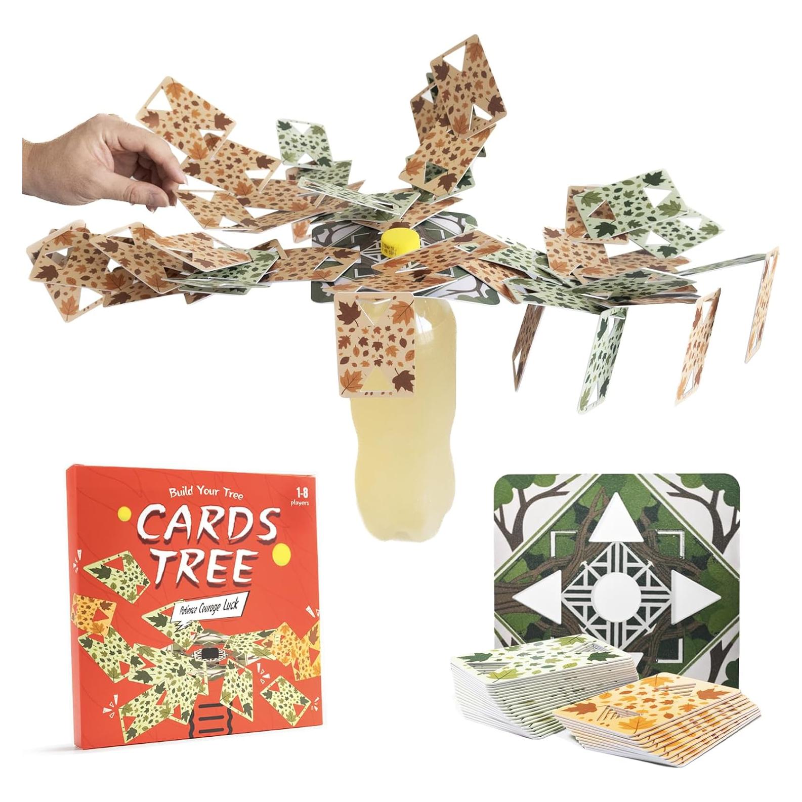 Juego de Cartas de Equilibrio Árbol UPPOCKK para 1-8 Jugadores