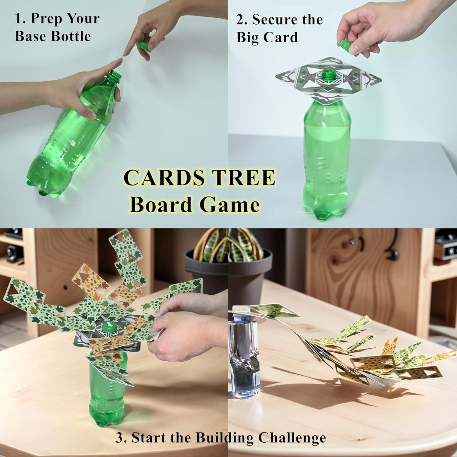 Juego de Cartas de Equilibrio Árbol UPPOCKK para 1-8 Jugadores