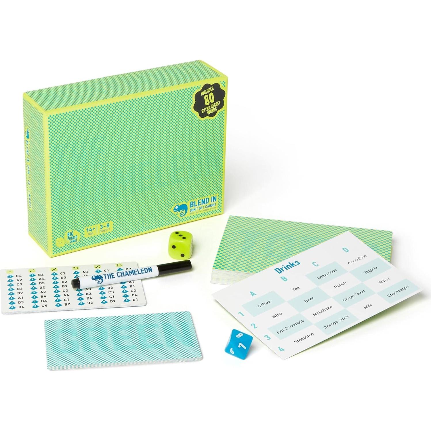 Paquete de Juegos de Mesa Big Potato - Fiesta de Animales para 8 Jugadores