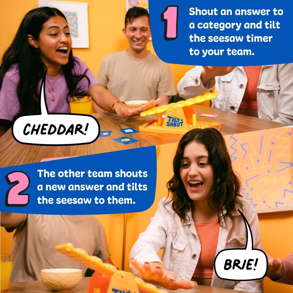 Juego de Mesa Tilt 'n' Shout Big Potato para Familias