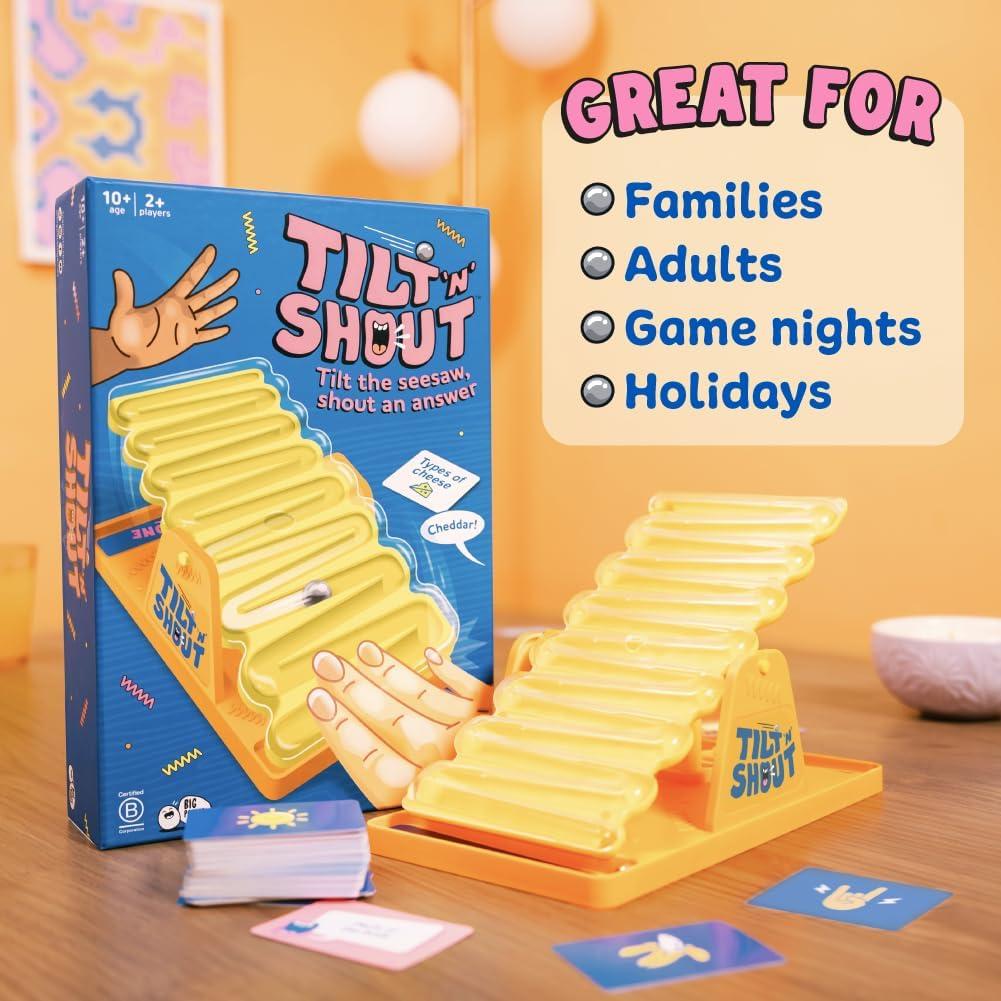 Juego de Mesa Tilt 'n' Shout Big Potato para Familias