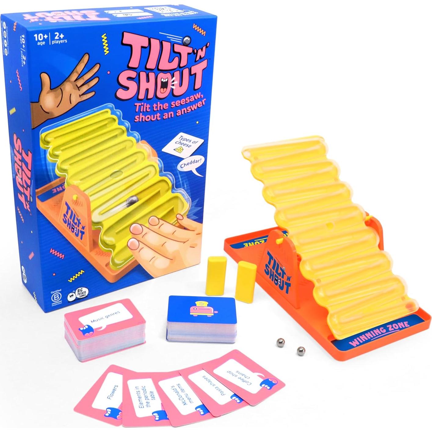 Juego de Mesa Tilt 'n' Shout Big Potato para Familias