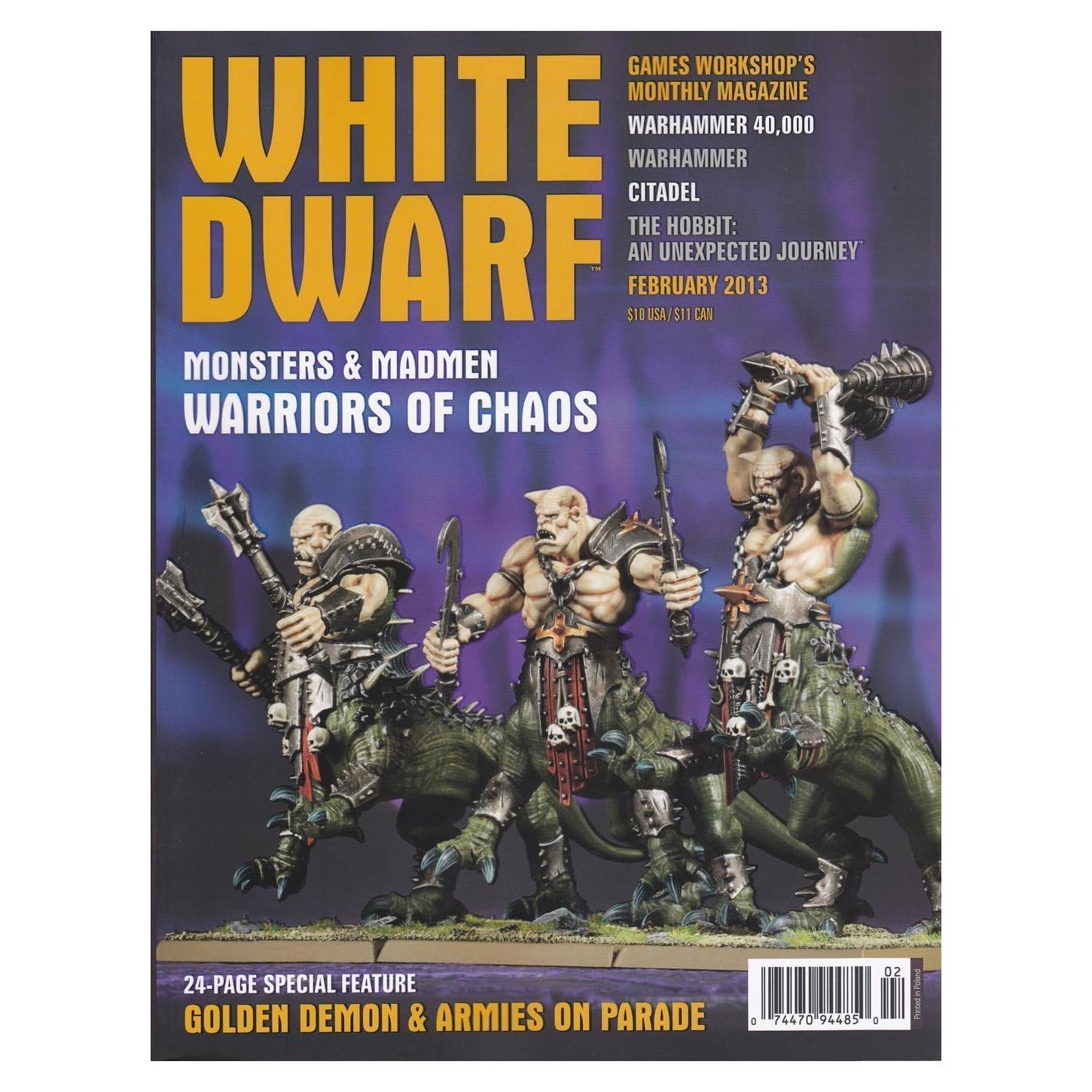 Cómic Enano Blanco #397A Games Workshop Febrero 2013