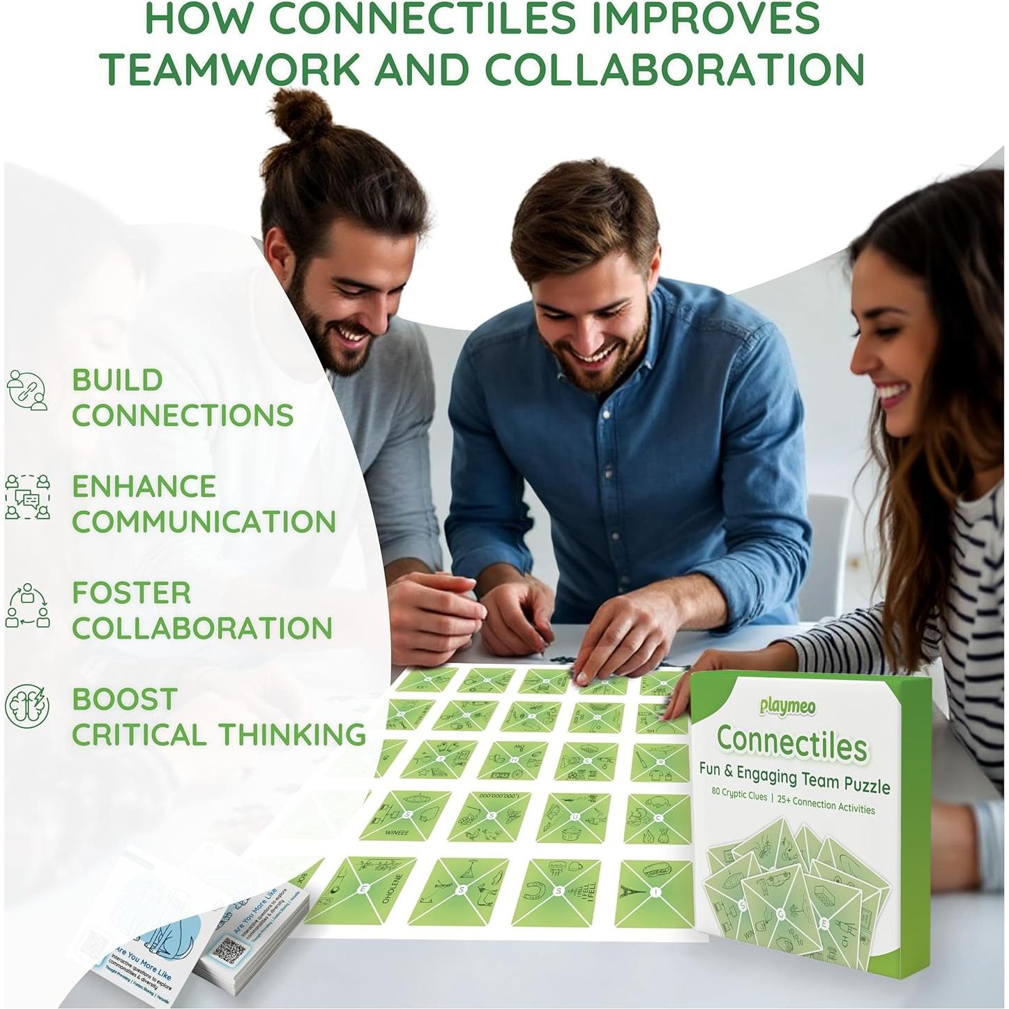 Juegos de Construcción de Equipos Playmeo - 80 Pistas Crípticas