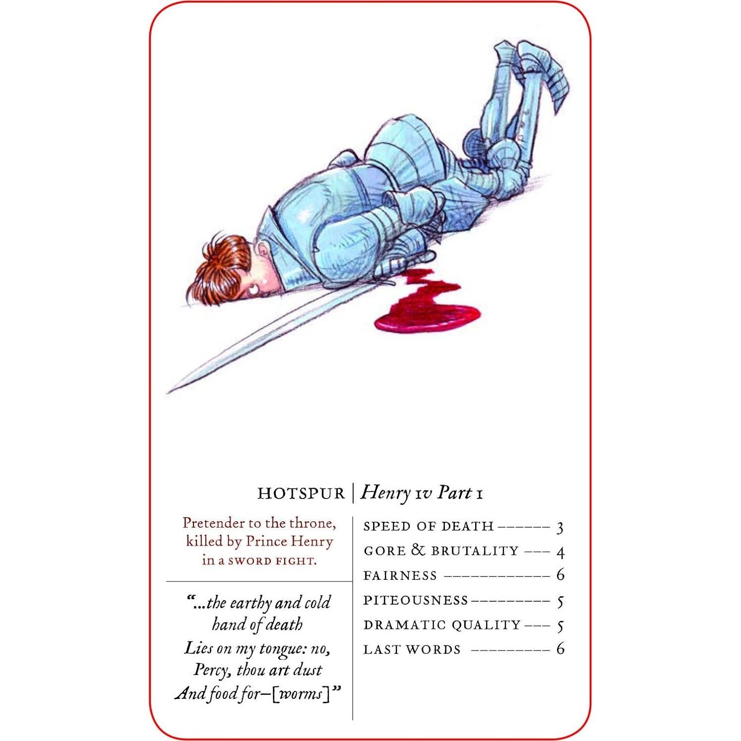 Juego de Cartas Grandes Muertes Shakespeareanas - Chronicle Books