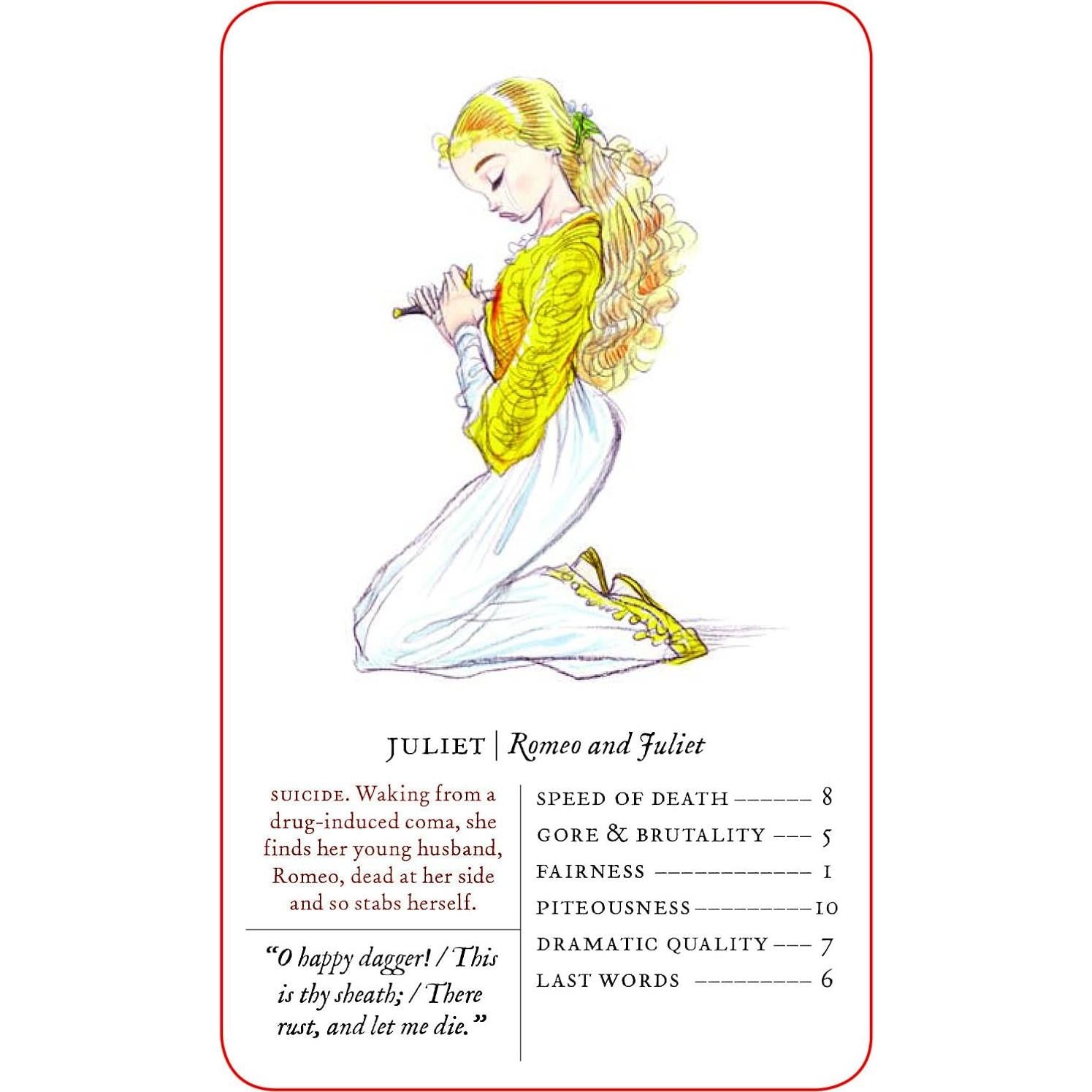 Juego de Cartas Grandes Muertes Shakespeareanas - Chronicle Books