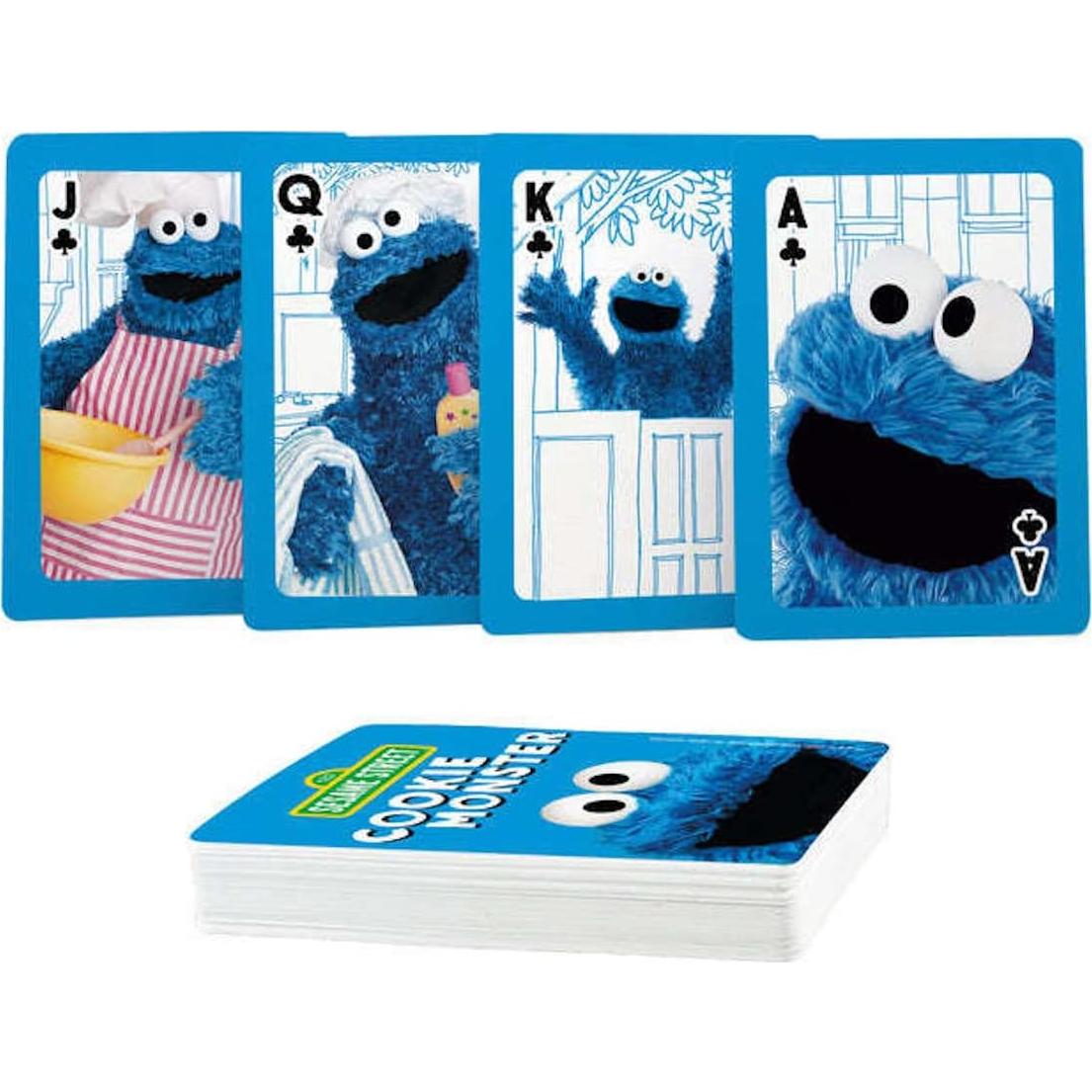 Baraja de Juego Cookie Monster Aquarius - Tamaño Póker