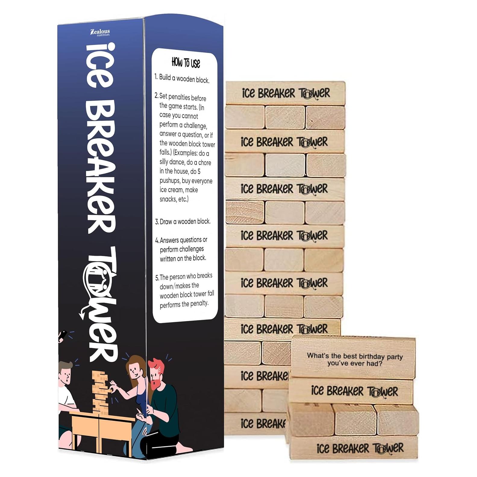 Juego de Torre Rompehielos Zealous Nutrition - 54 Desafíos