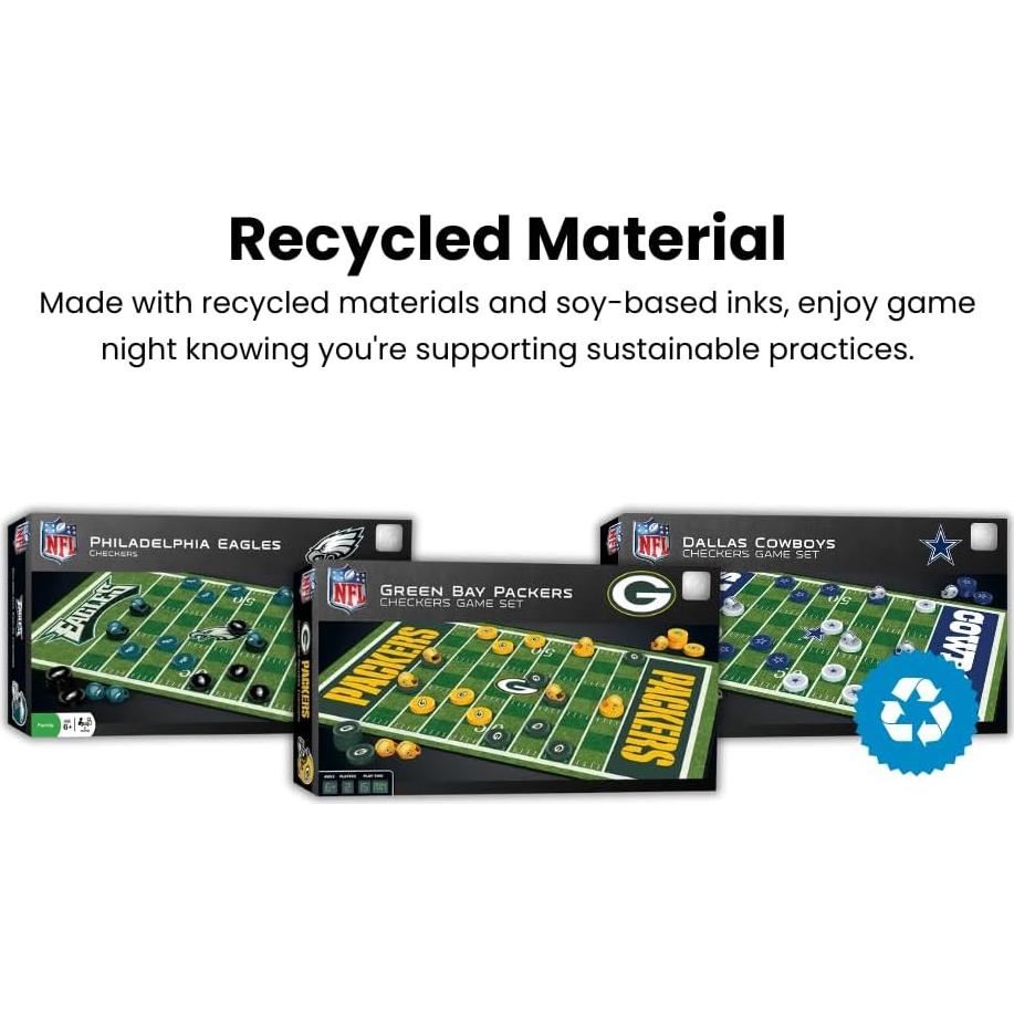 Juego de Damas NFL MasterPieces San Francisco 49ers 33x54.6cm