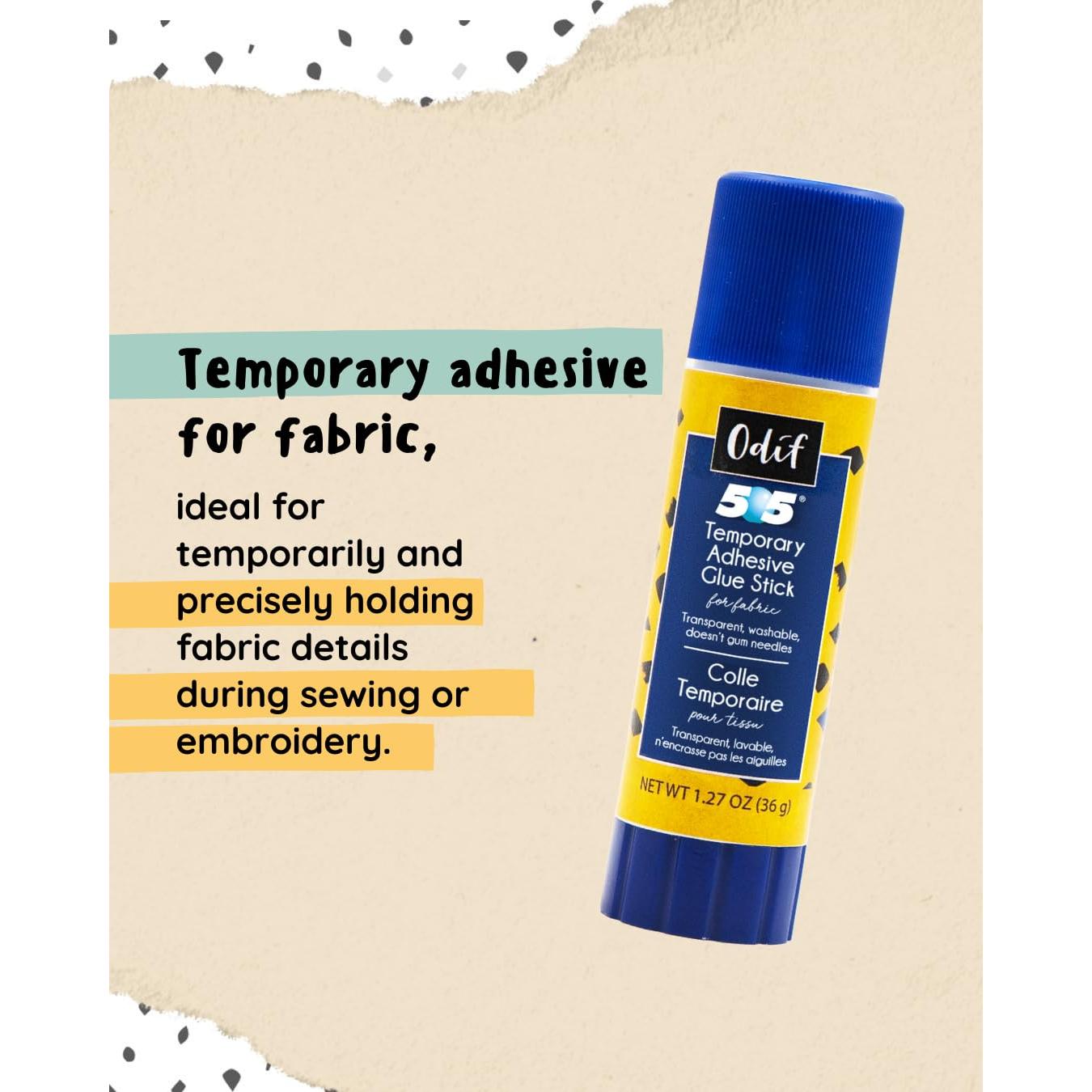 Adhesivo Temporal para Tela en Barra Odif 505 36 g - Sin Residuo