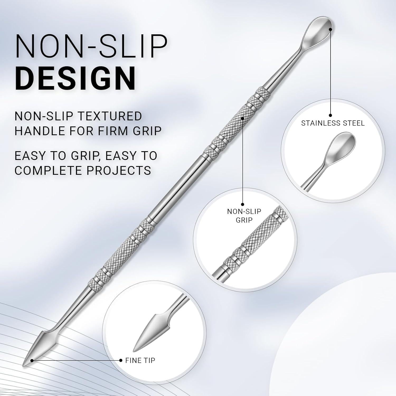 Set de 10 Herramientas de Esculpido Honoson de Acero Inoxidable