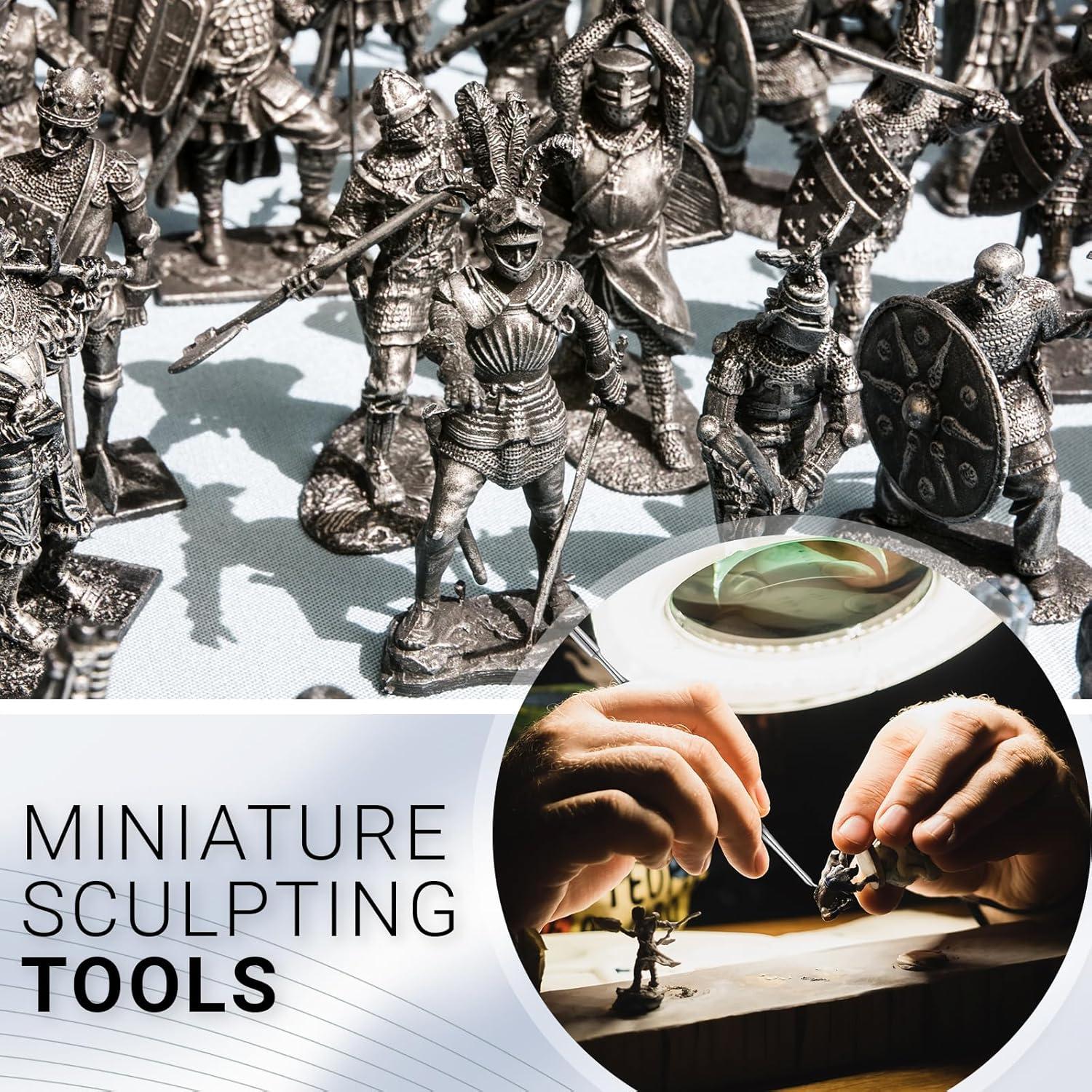 Set de 10 Herramientas de Esculpido Honoson de Acero Inoxidable