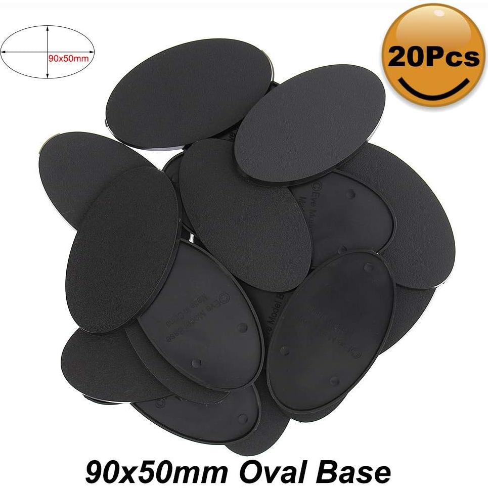 Bases de Plástico Evemodel MB990 90x52mm 20 Piezas