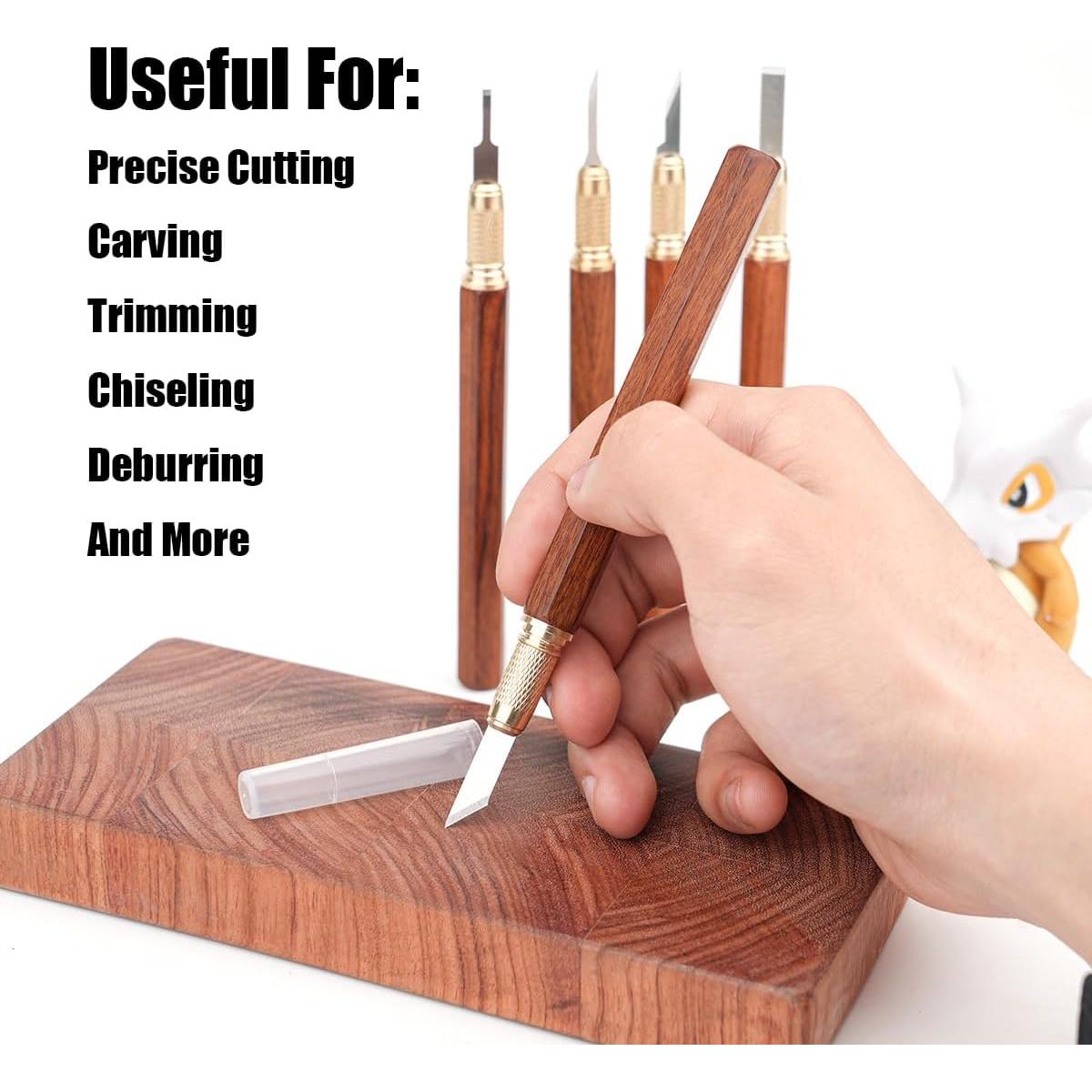 Cuchillo de Precisión TOOLCOOL TC-250731-841 con 10 Cuchillas SK5