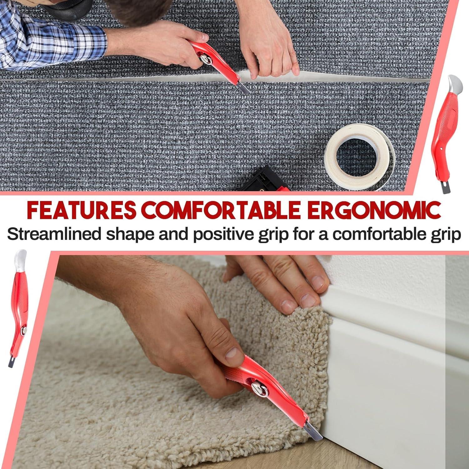 Cuchillos de Alfombra Lasnten 6 Piezas 20.32 cm Alta Resistencia