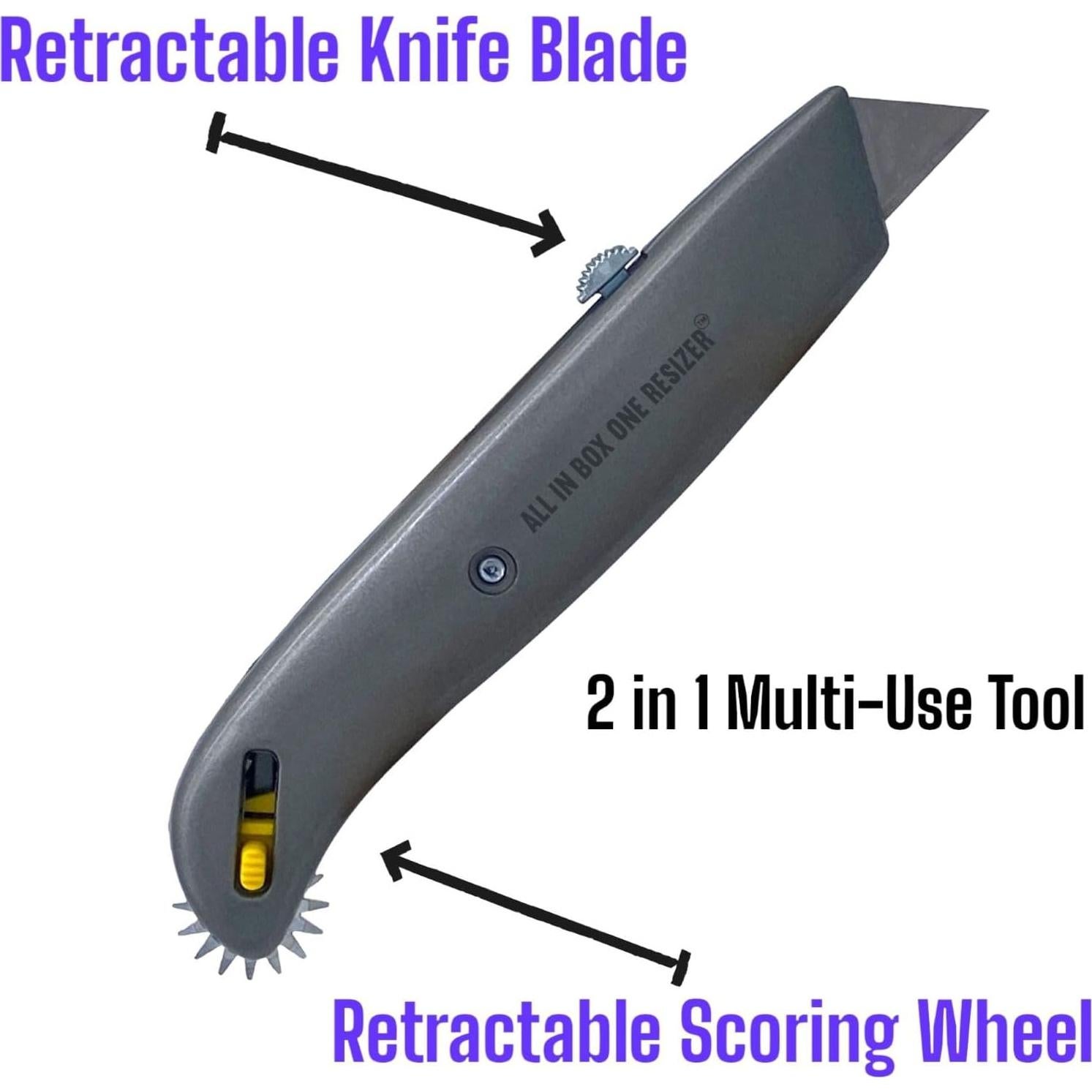 Cuchillo Utility Reductor de Cajas Todo en Uno 17.78 cm Metal