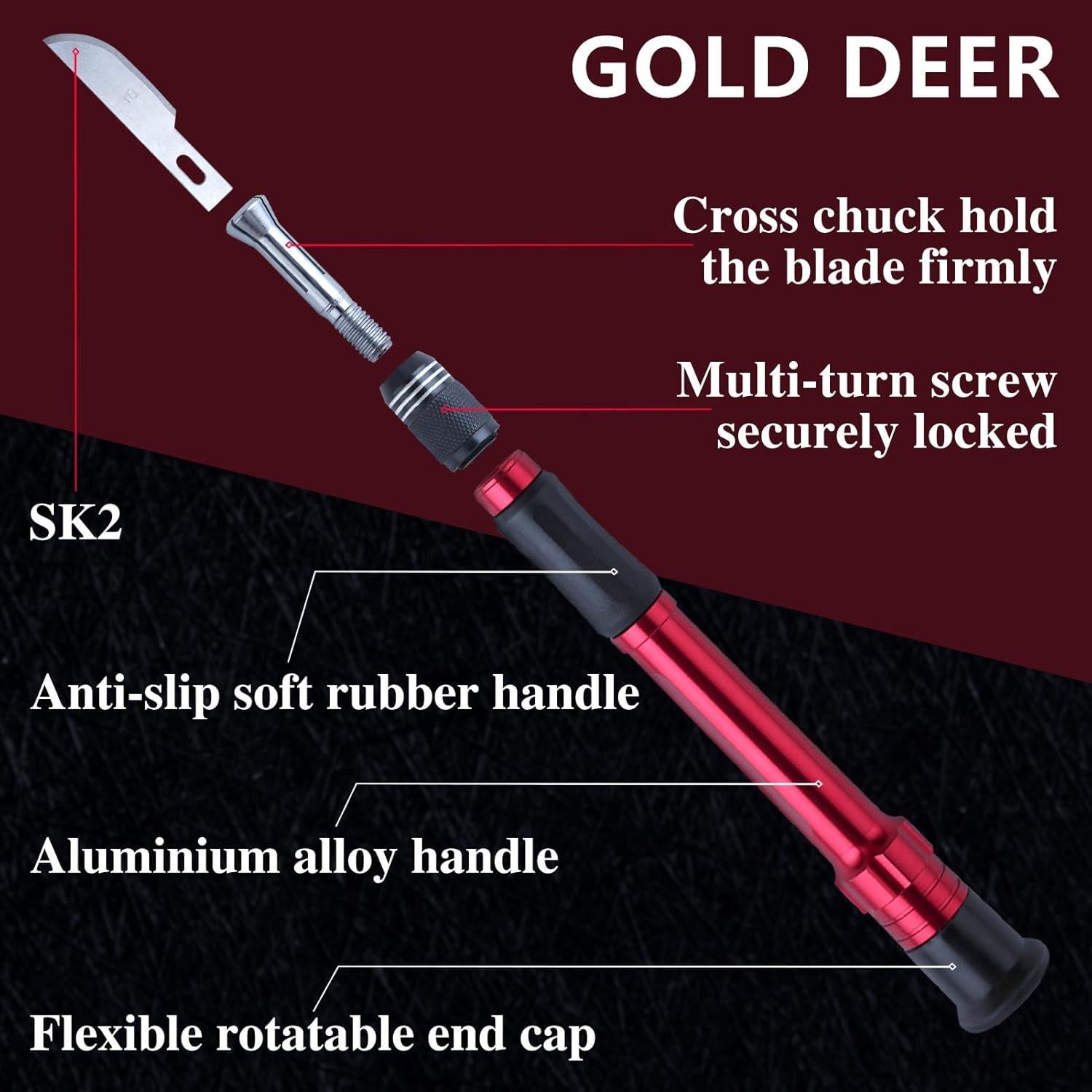 Juego de Cuchillos de Precisión GOLD DEER 29 Piezas