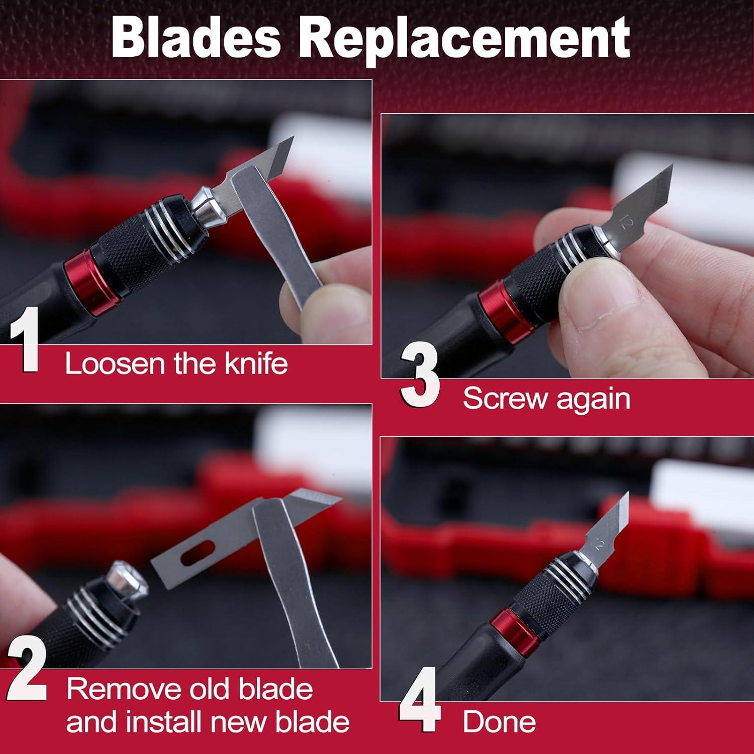 Juego de Cuchillos de Precisión GOLD DEER 29 Piezas