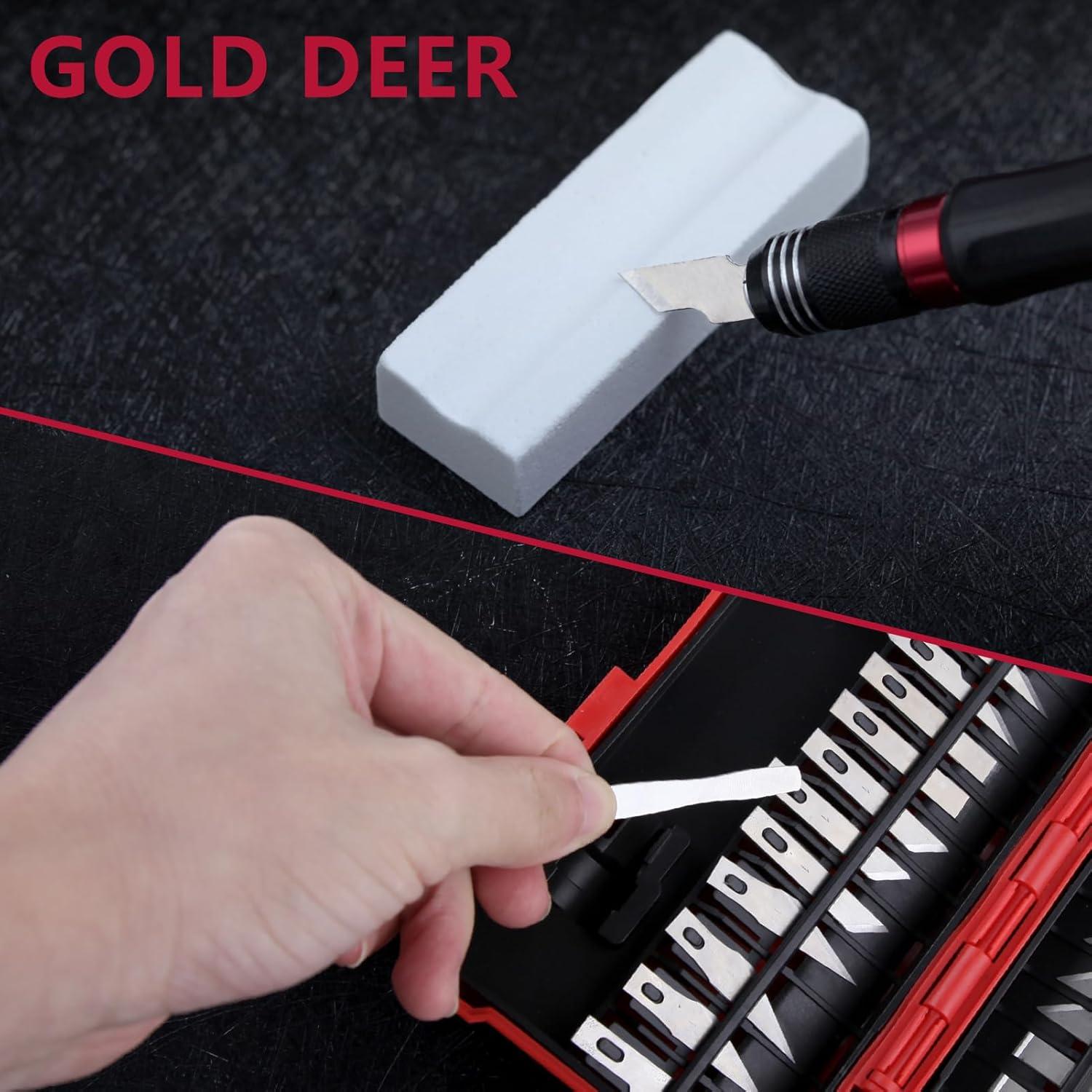 Juego de Cuchillos de Precisión GOLD DEER 29 Piezas