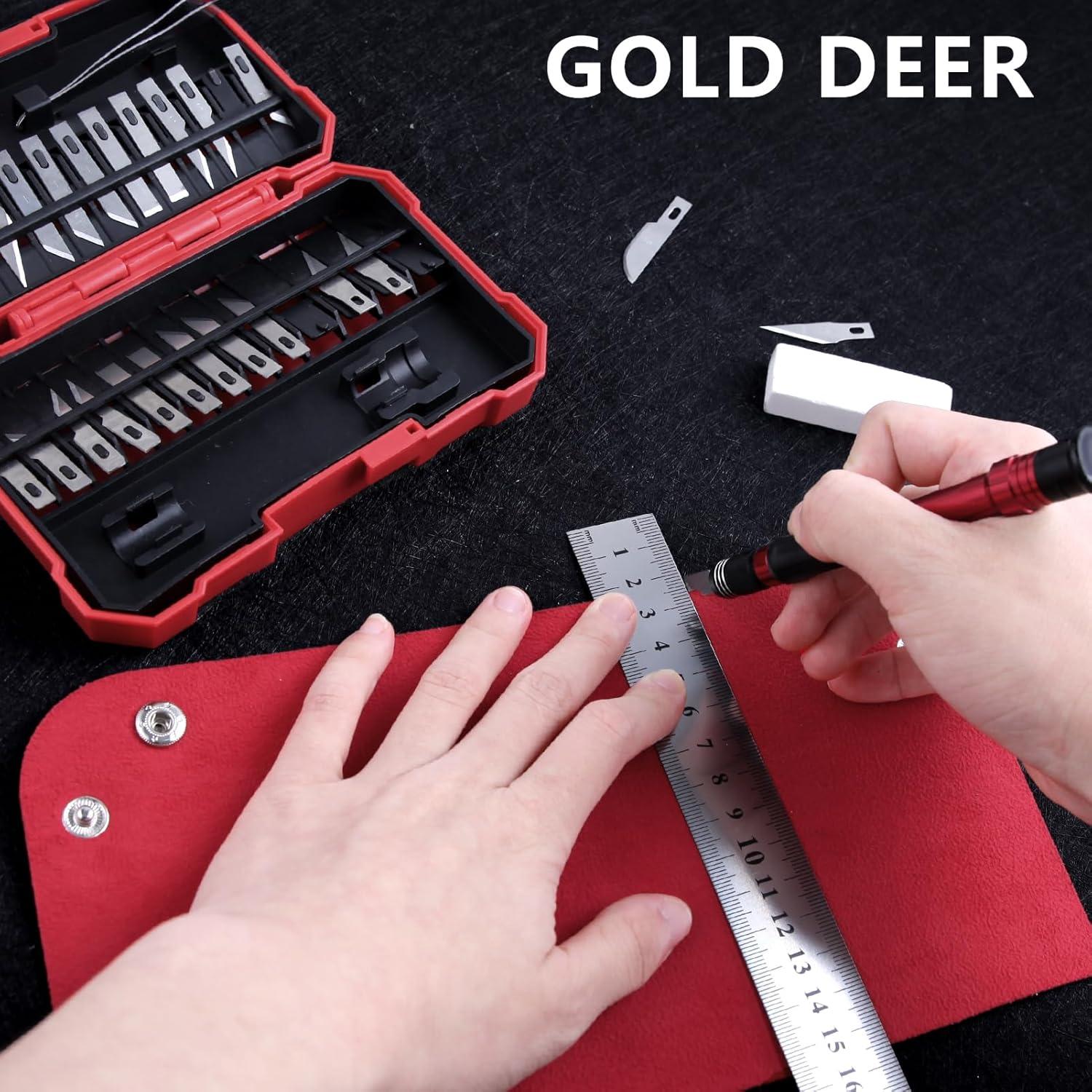 Juego de Cuchillos de Precisión GOLD DEER 29 Piezas