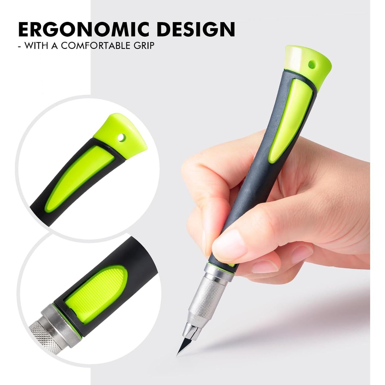 Juego de Cuchillos de Manualidades FOSHIO con 12 Cuchillas