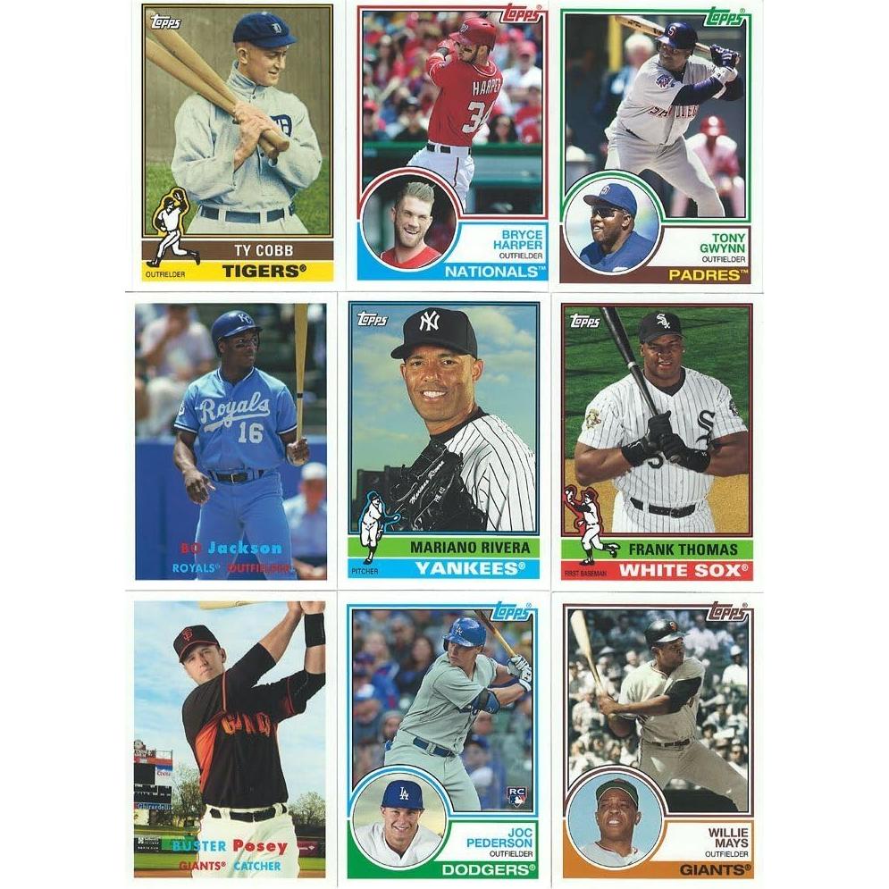 Conjunto Completo 300 Tarjetas Topps Archives 2015 Béisbol Mint