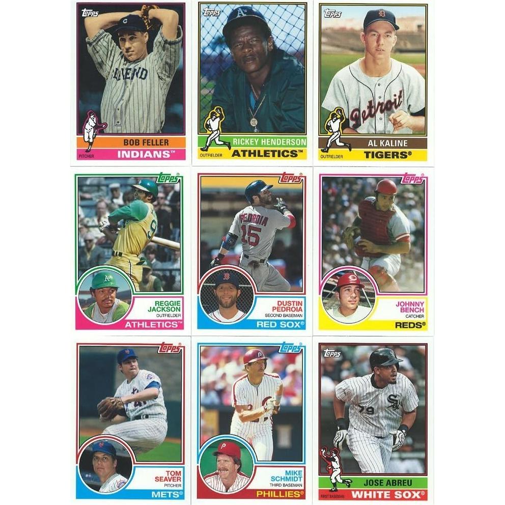 Conjunto Completo 300 Tarjetas Topps Archives 2015 Béisbol Mint