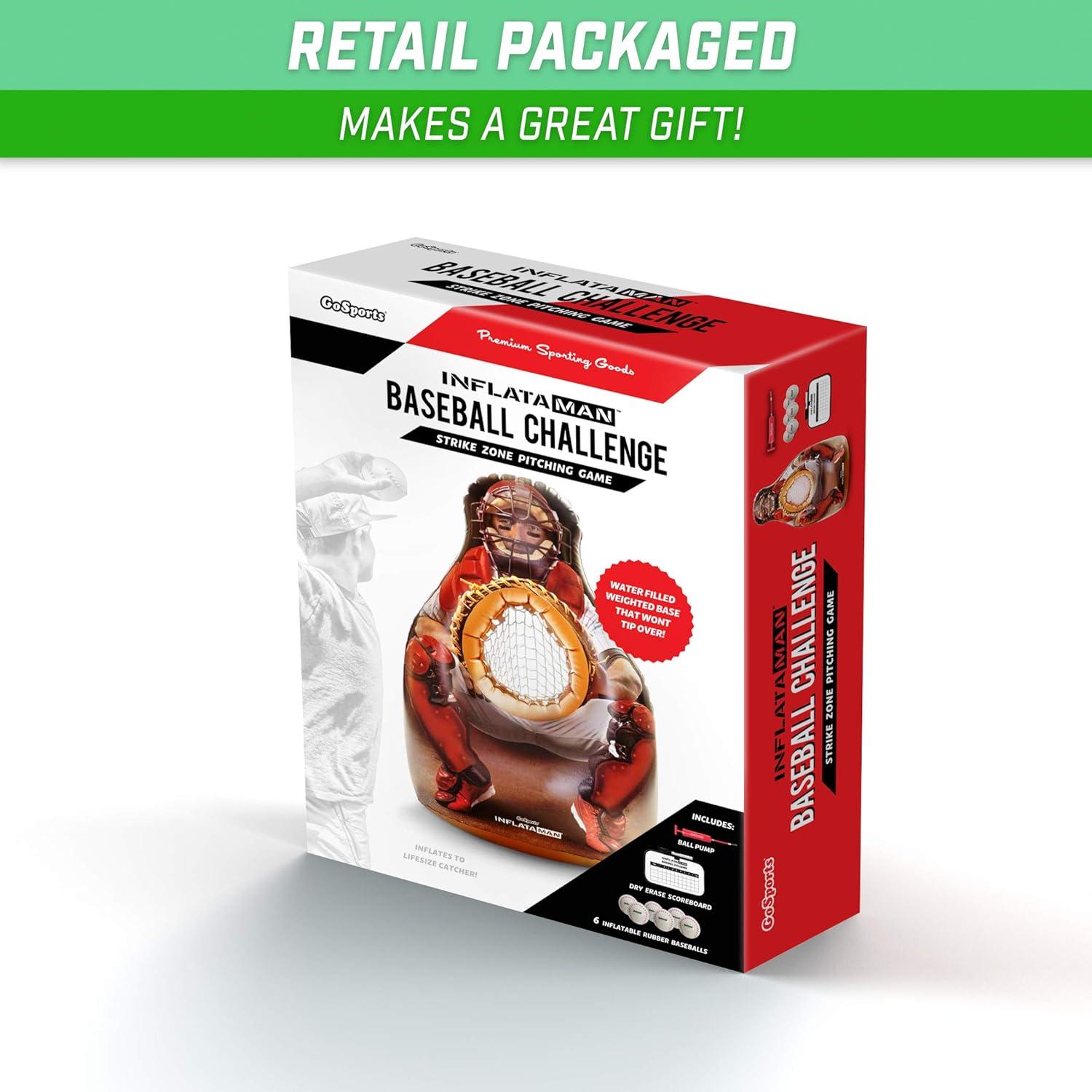 Juego de Lanzamiento de Béisbol Inflataman GoSports - 4 Jugadores