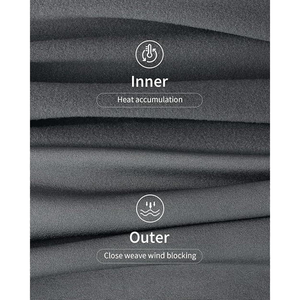 Conjunto Ropa Interior Térmica Mujer 9M Forro Polar Gris