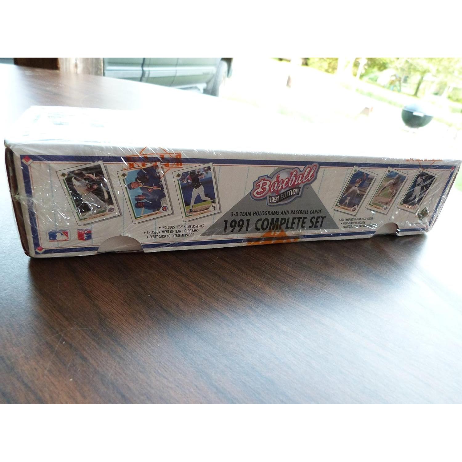 Conjunto Completo Tarjetas de Béisbol Upper Deck 1991 - 800 Tarjetas