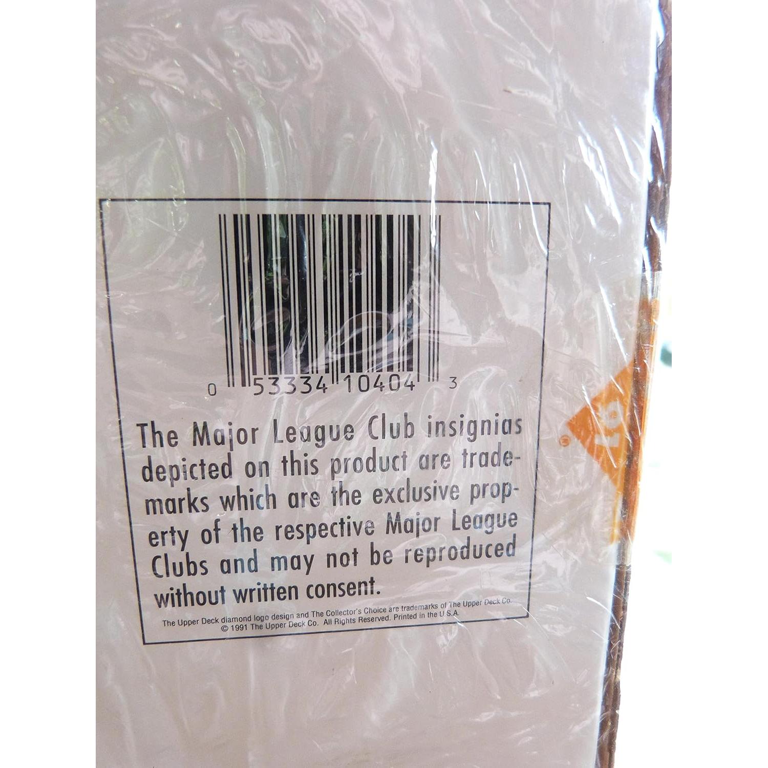 Conjunto Completo Tarjetas de Béisbol Upper Deck 1991 - 800 Tarjetas
