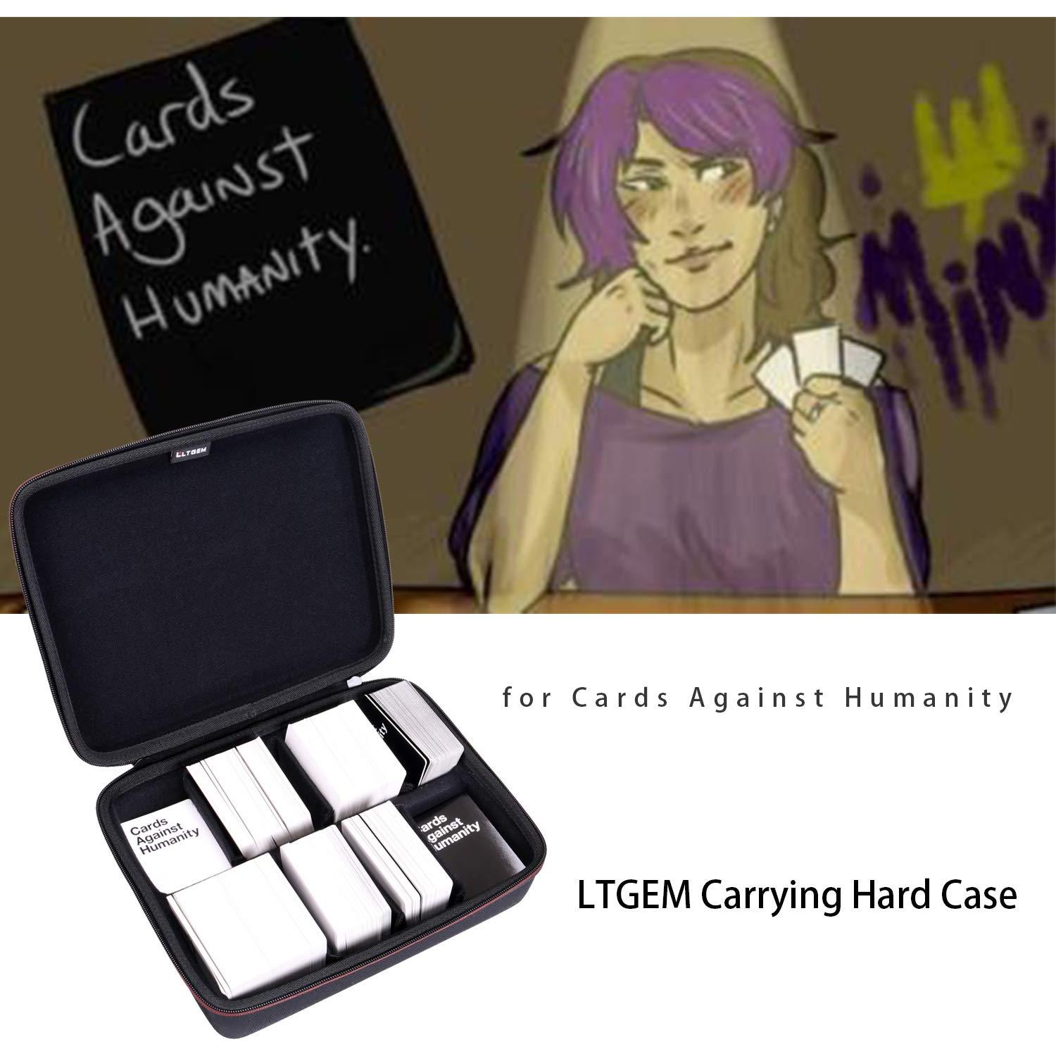 Caja de Almacenamiento de Cartas LTGEM con 6 Divisores - Negra