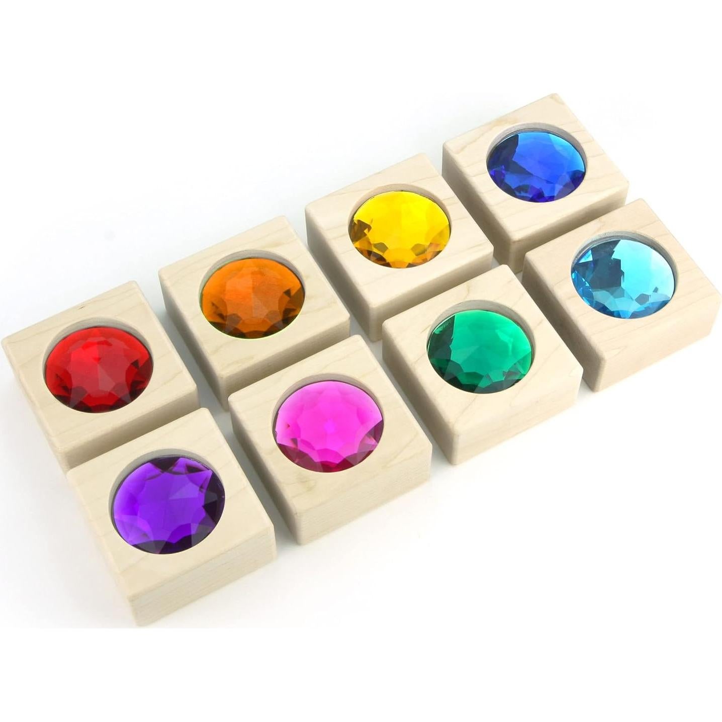 Bloques de Construcción de Madera Dura Everwood 8 Piezas