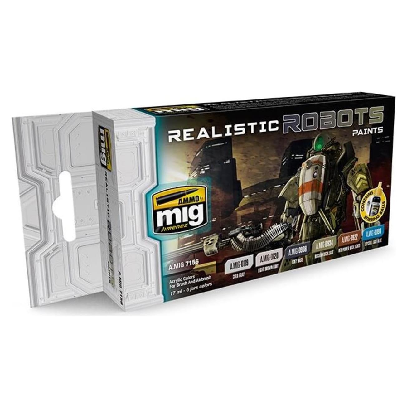 Juego de Pinturas Acrílicas AMMO Mig Jimenez 6 Colores 17ml