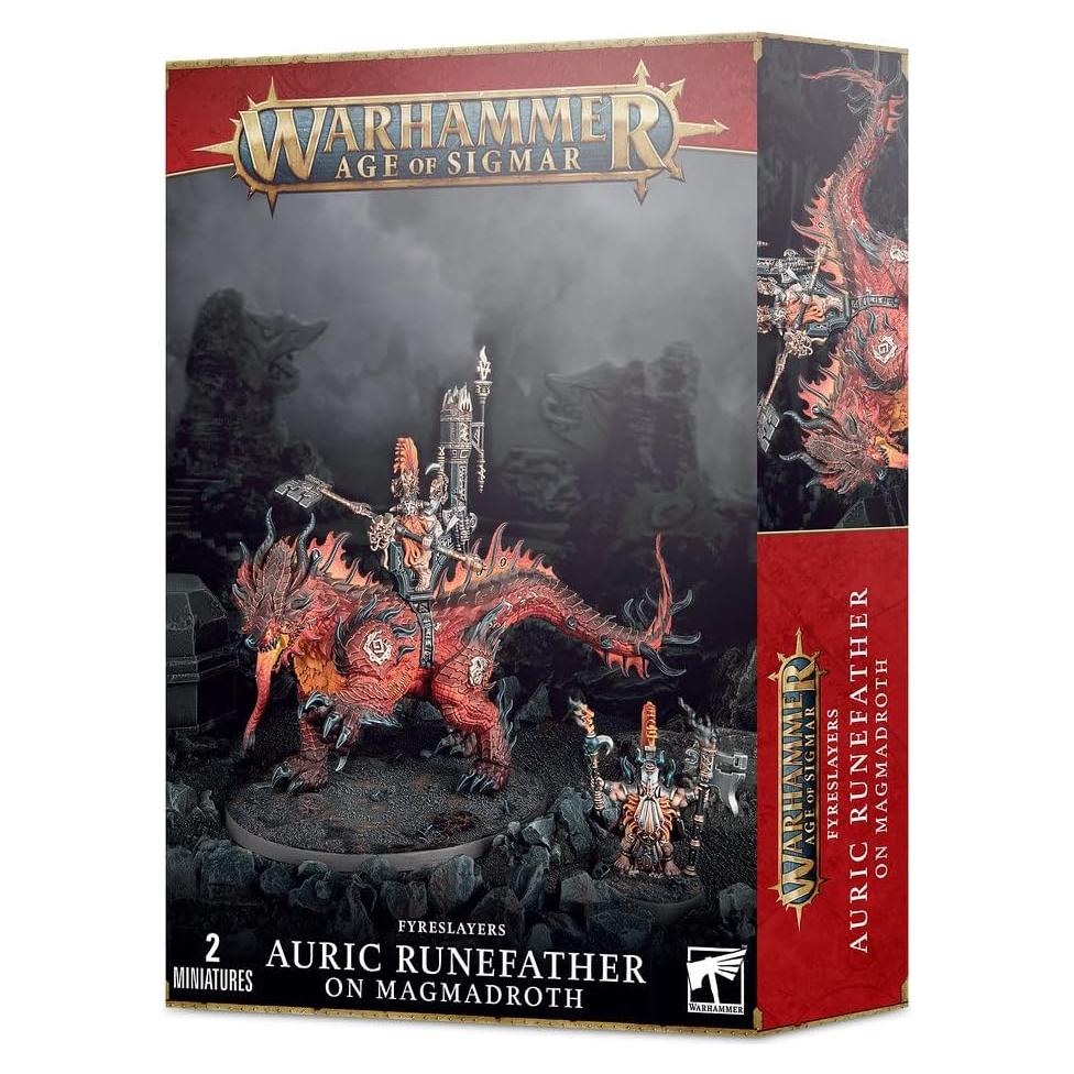 Juego de Miniaturas Warhammer AoS Fyreslayers Runefather