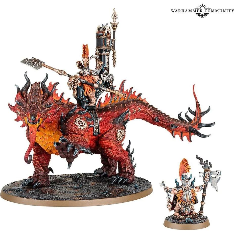 Juego de Miniaturas Warhammer AoS Fyreslayers Runefather