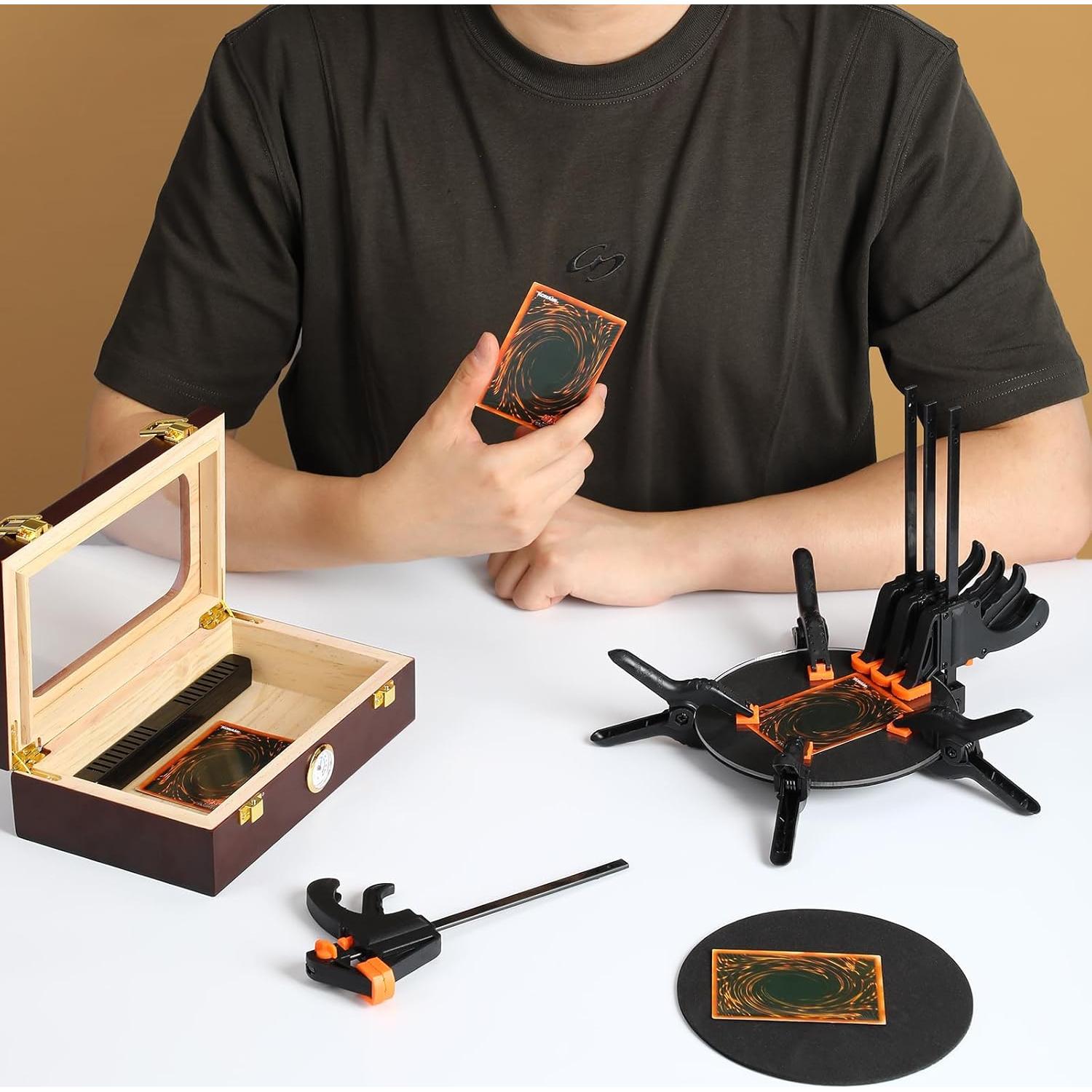 Kit de Aplanamiento de Tarjetas Didaey - 13 Piezas, Madera