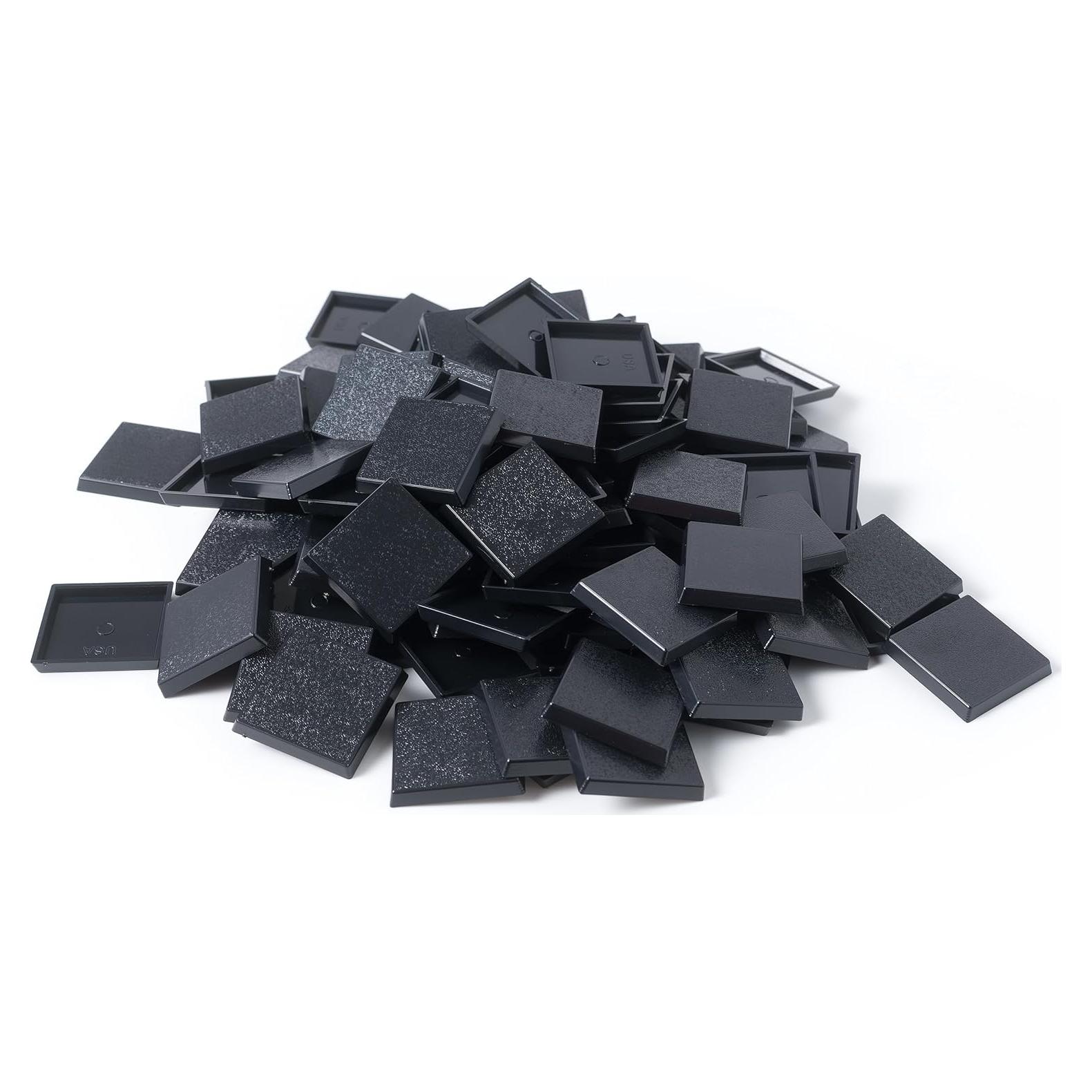 Bases Cuadradas Texturizadas 30mm VSPH 110 Unidades para Juegos