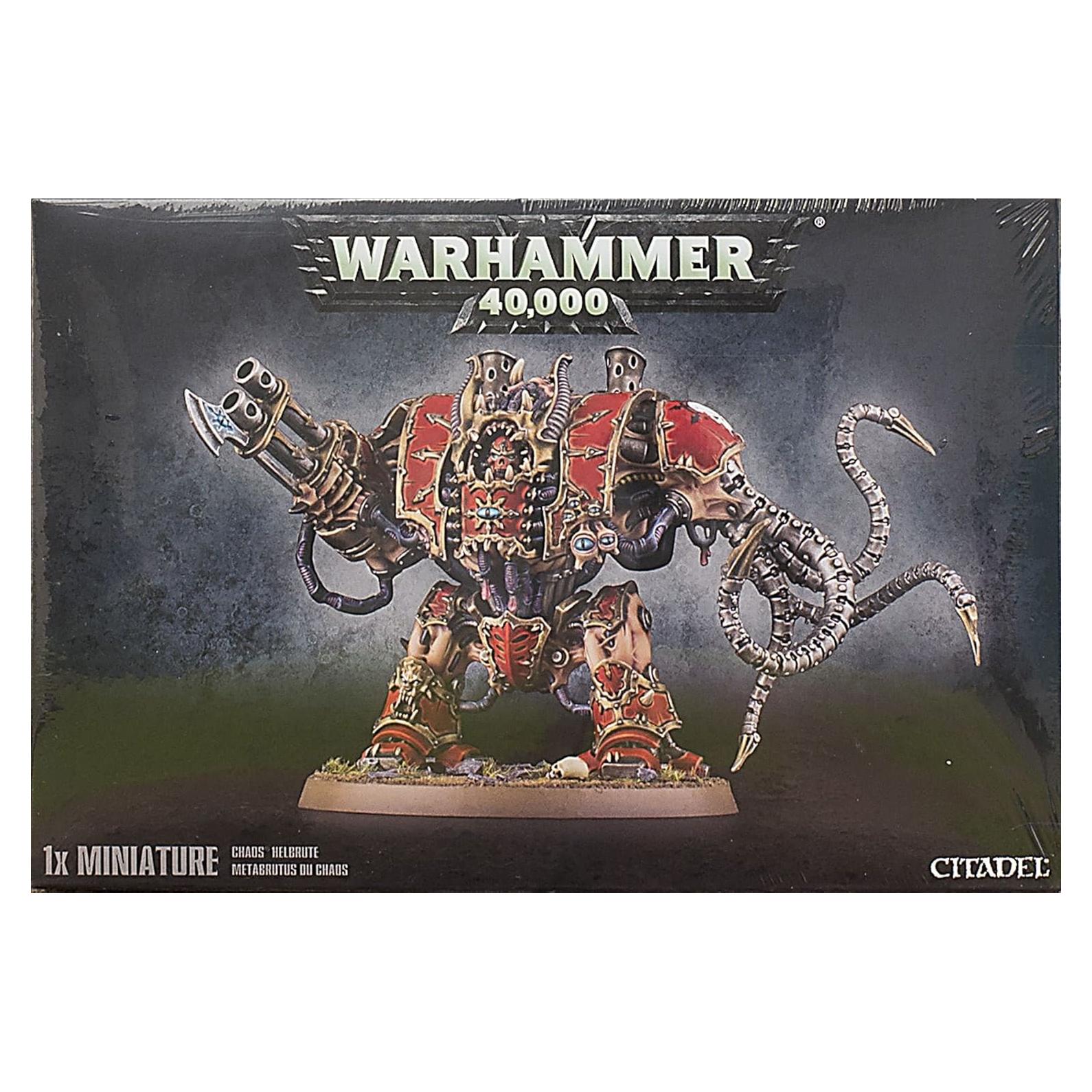 Helbrute Caos Warhammer 40k - Miniatura sin pintar 86g