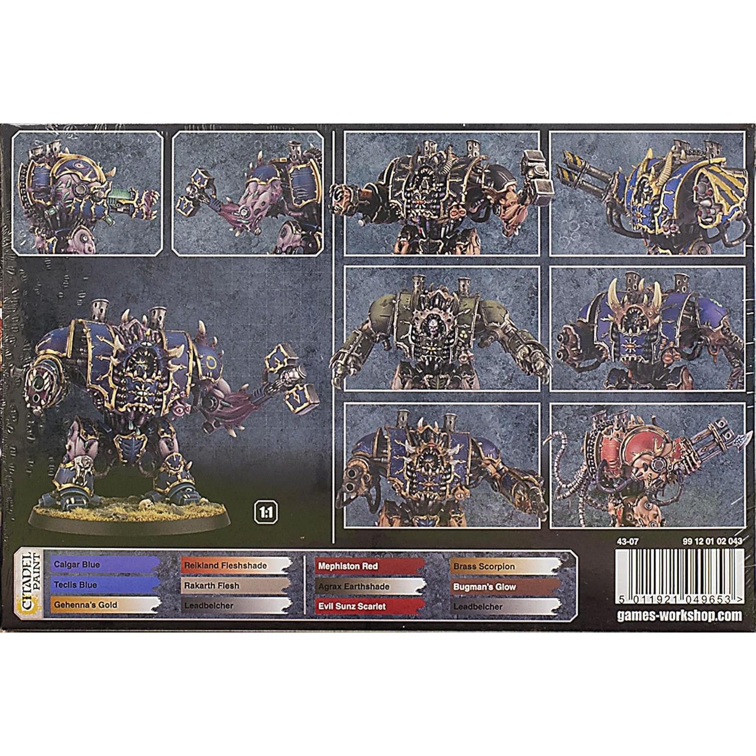 Helbrute Caos Warhammer 40k - Miniatura sin pintar 86g