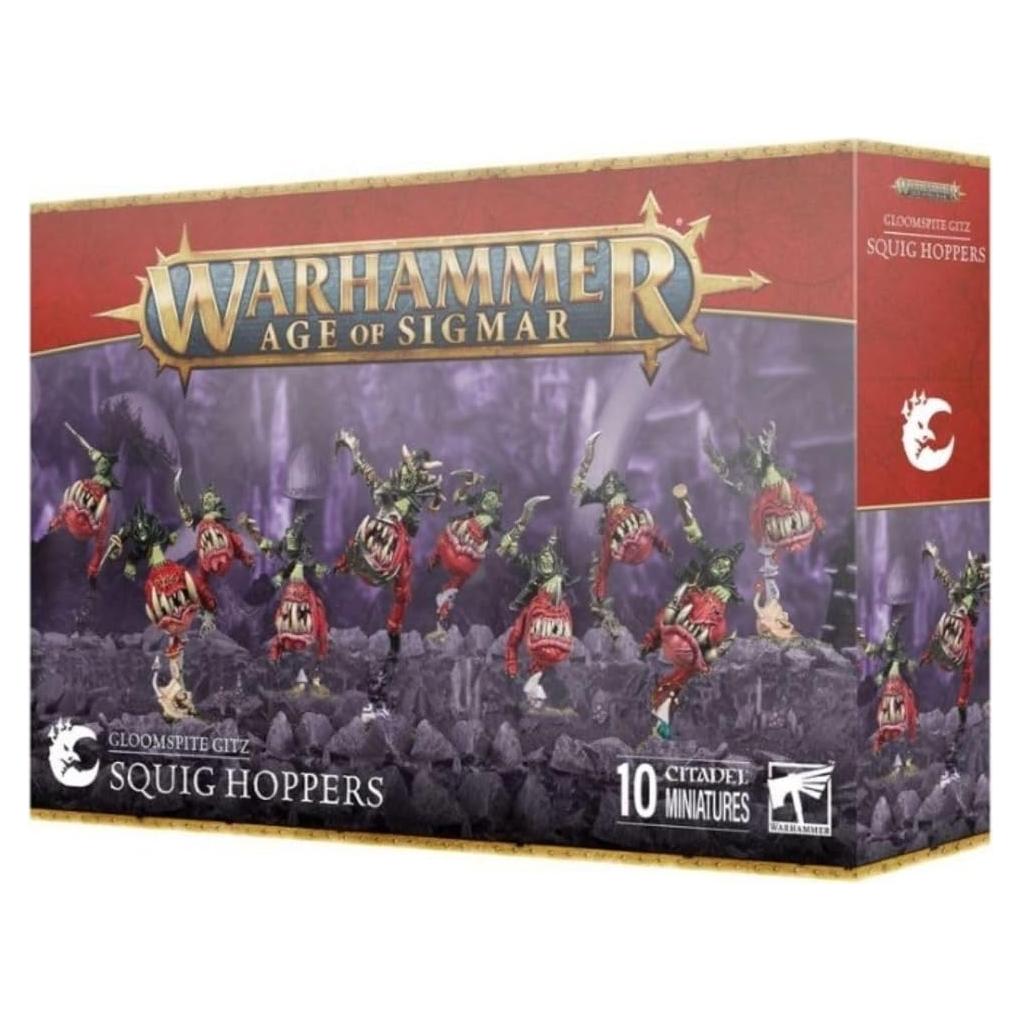 Miniaturas Warhammer Gloomspite Gitz Squig Hoppers 10 unidades