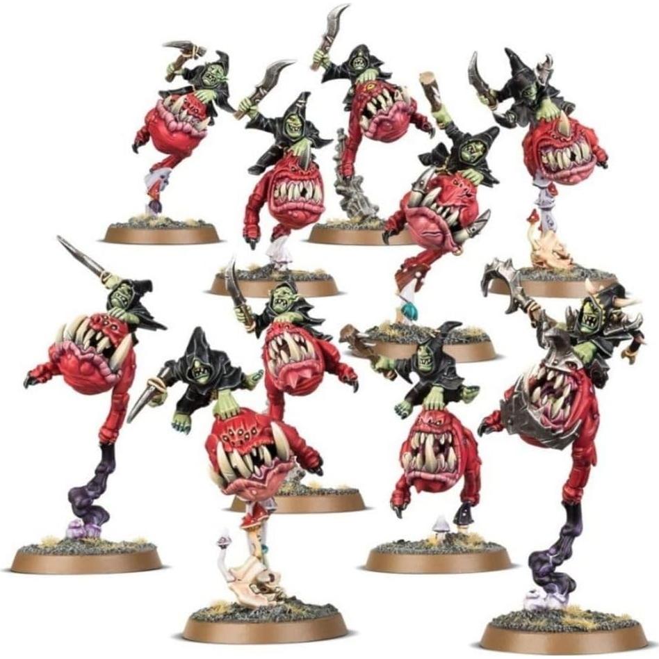 Miniaturas Warhammer Gloomspite Gitz Squig Hoppers 10 unidades