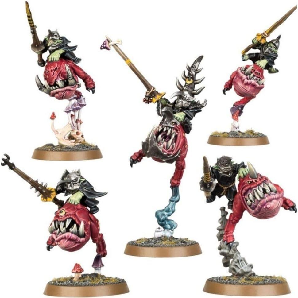 Miniaturas Warhammer Gloomspite Gitz Squig Hoppers 10 unidades