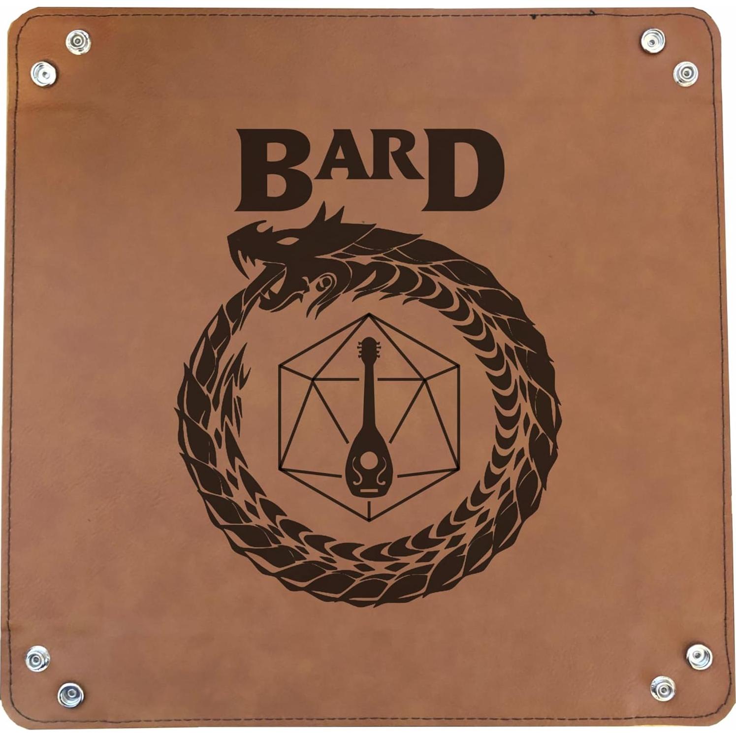 Bandeja de Dados D&D PrecisionNC Cuero Sintético Marrón