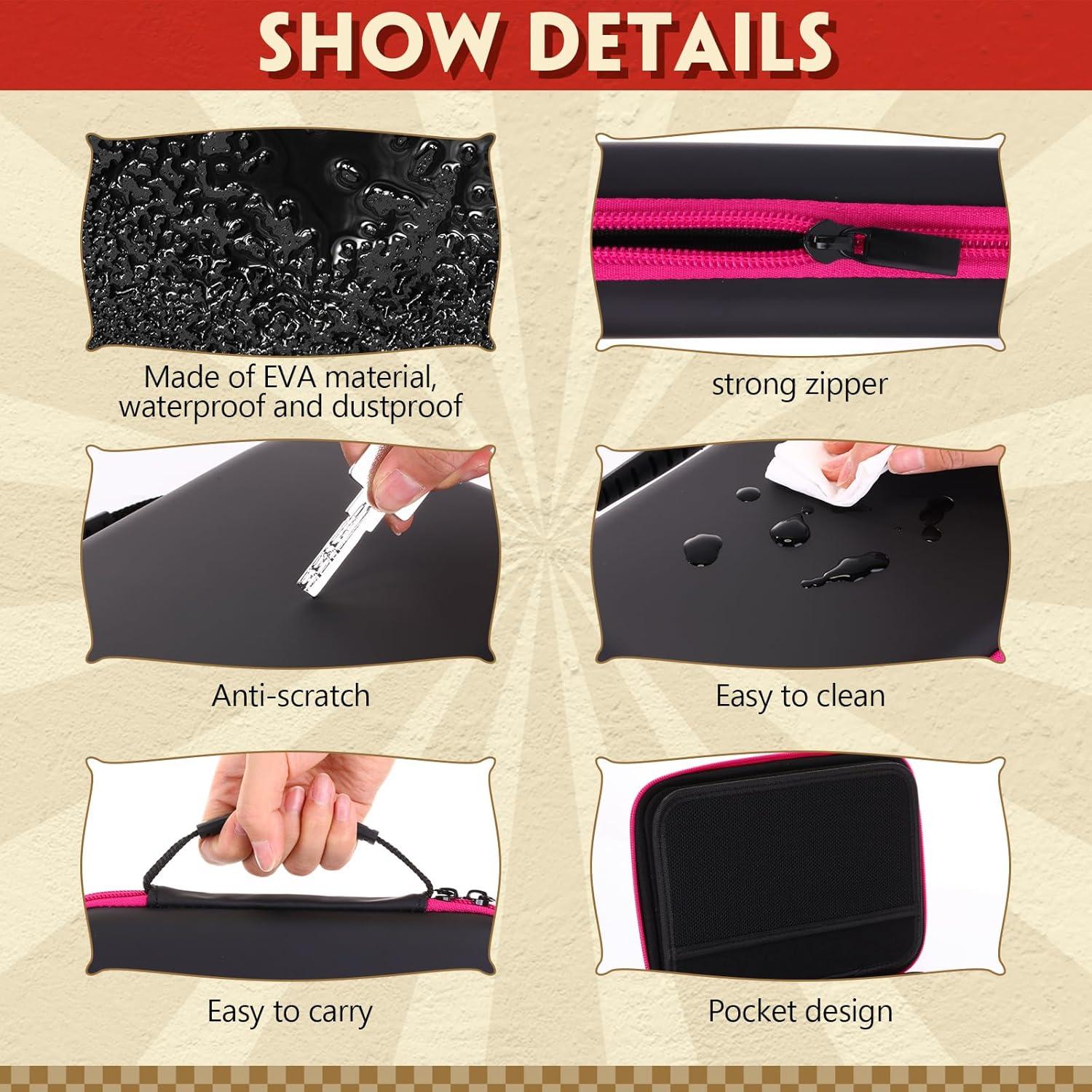 Caja de Dados Aoriher 2 Pcs Gran Capacidad para 70 Dados